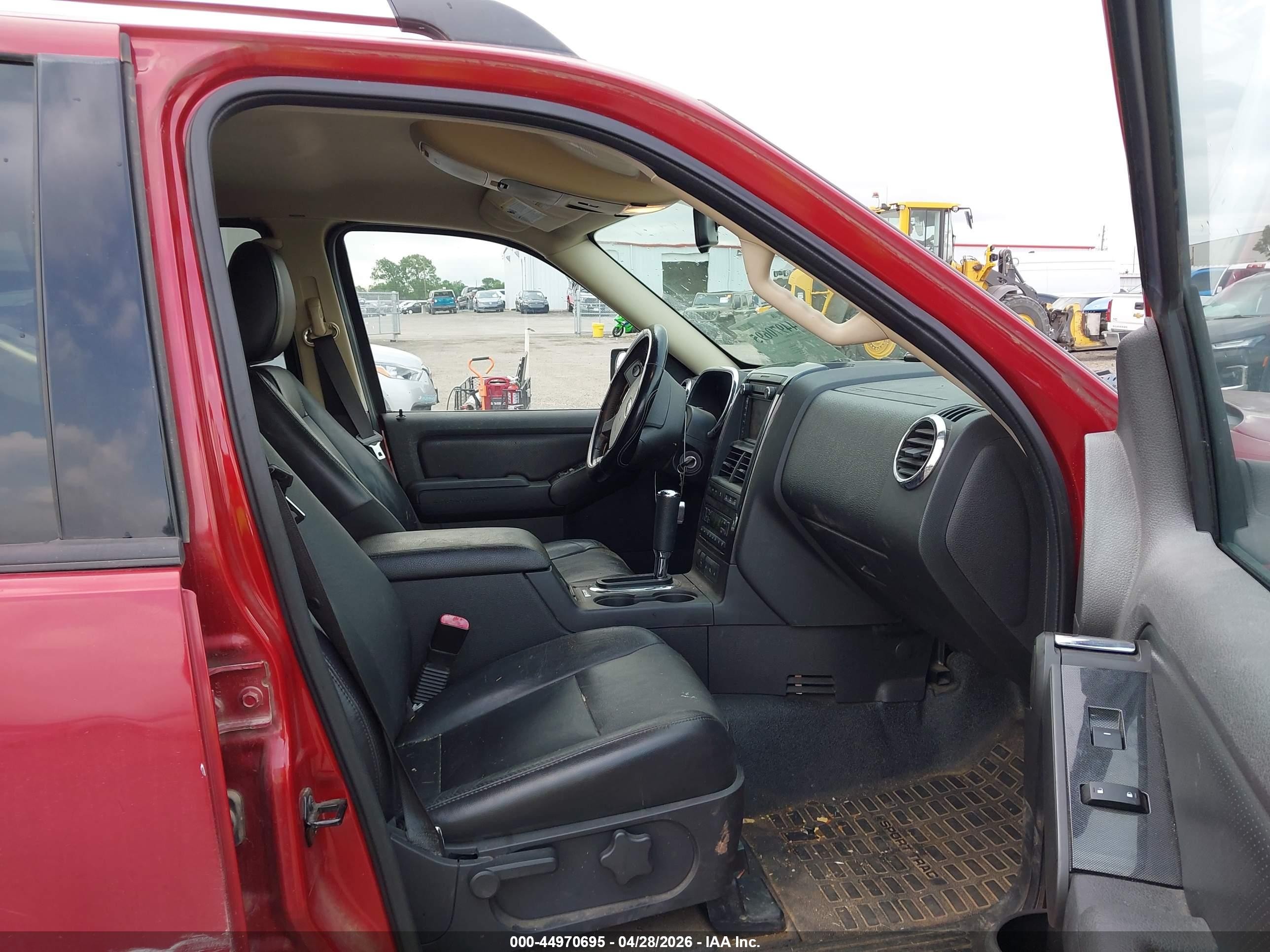 2010 Ford Explorer Sport Trac Limited Maroon vin: 1FMEU5D81AUF01301