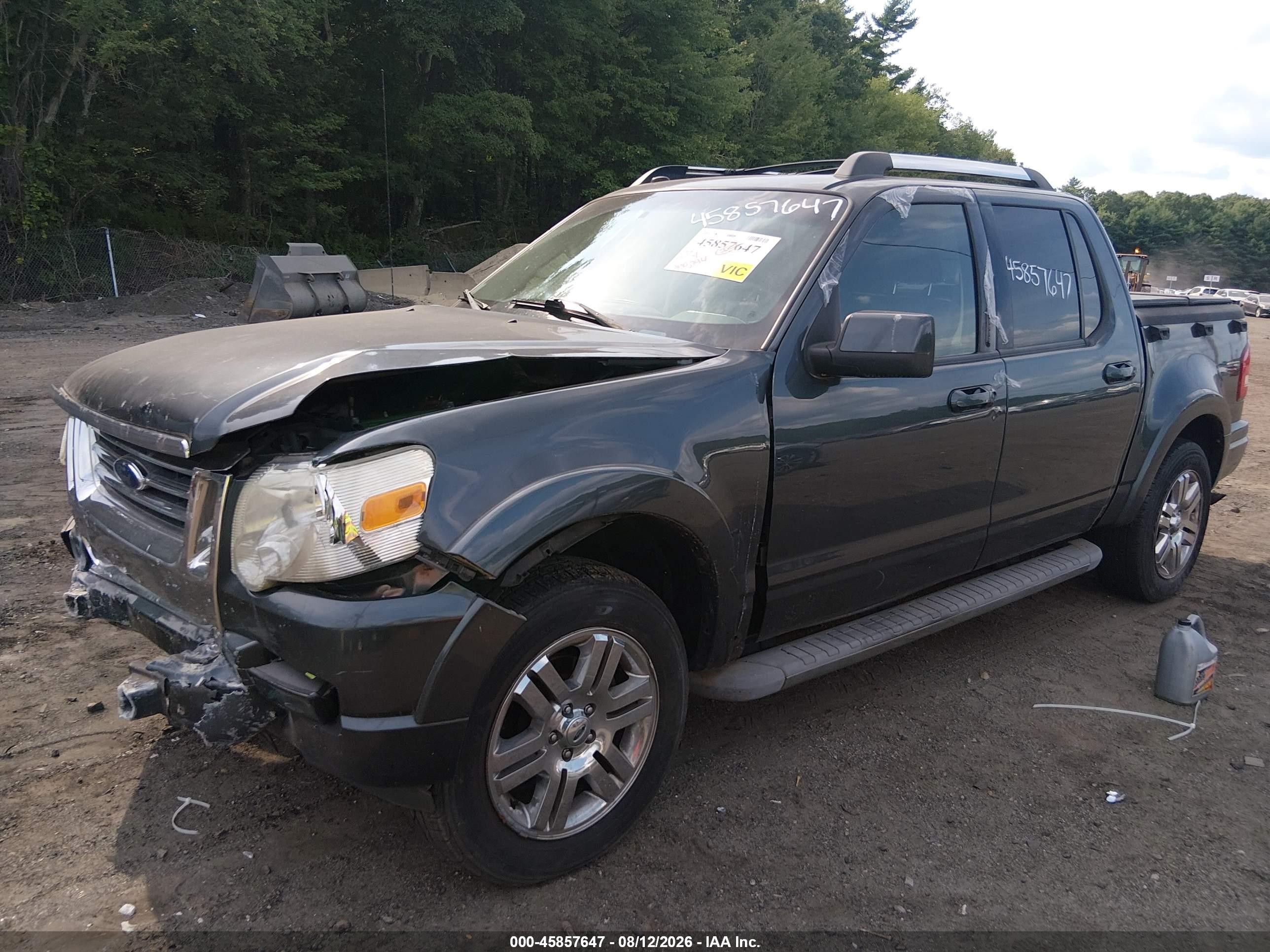 2010 Ford Explorer Sport Trac Limited Gray vin: 1FMEU5D82AUA09358