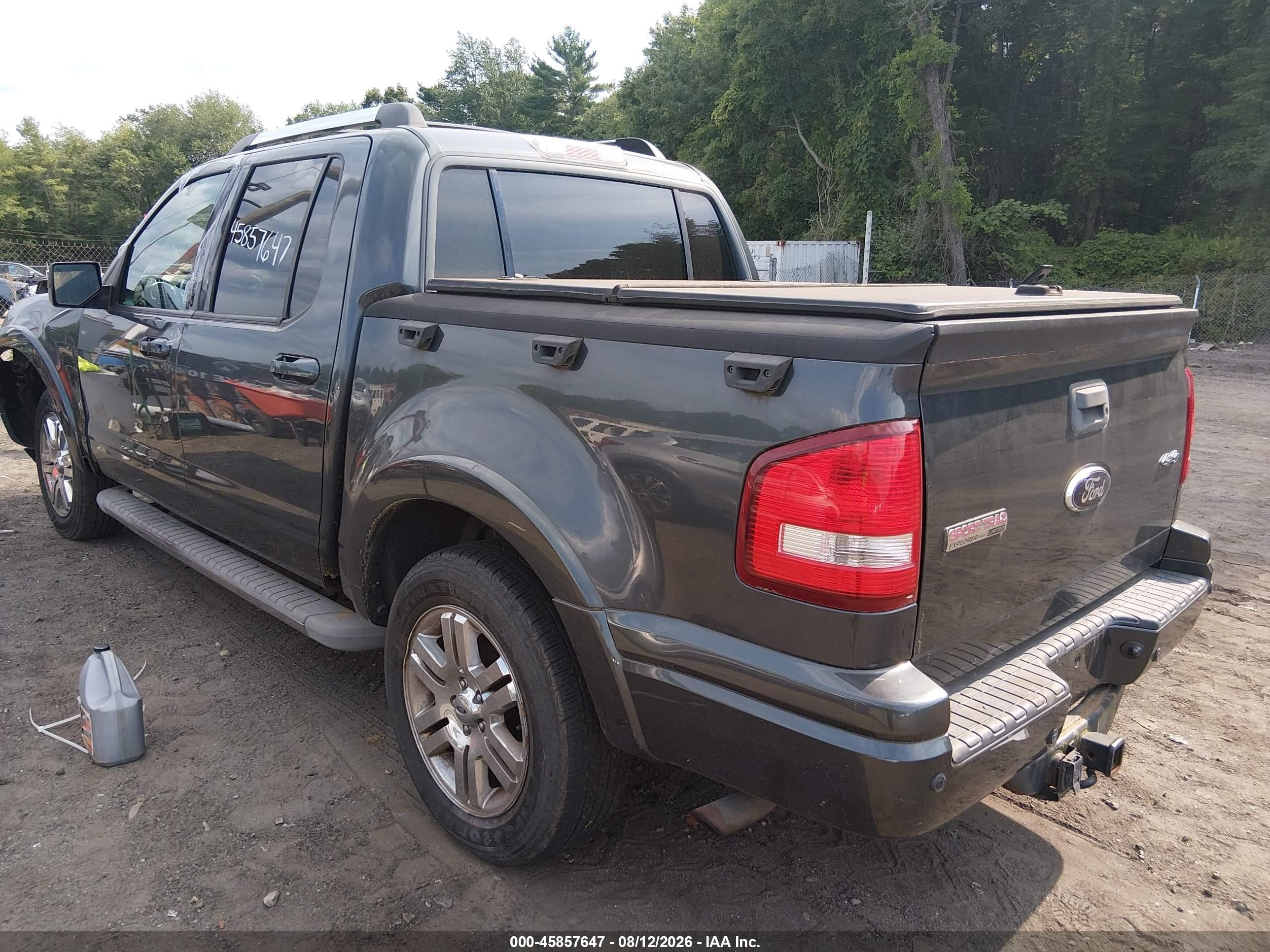 2010 Ford Explorer Sport Trac Limited Gray vin: 1FMEU5D82AUA09358