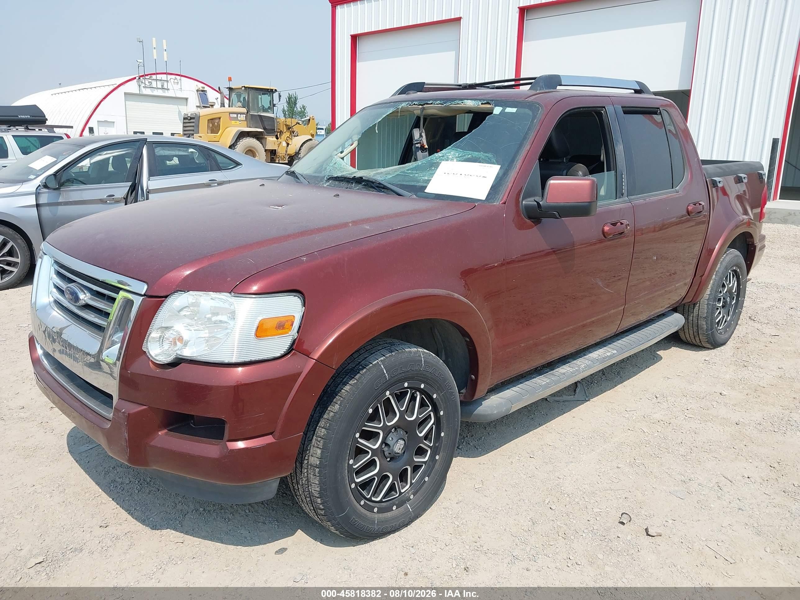2010 Ford Explorer Sport Trac Limited Burgundy vin: 1FMEU5D86AUA21609