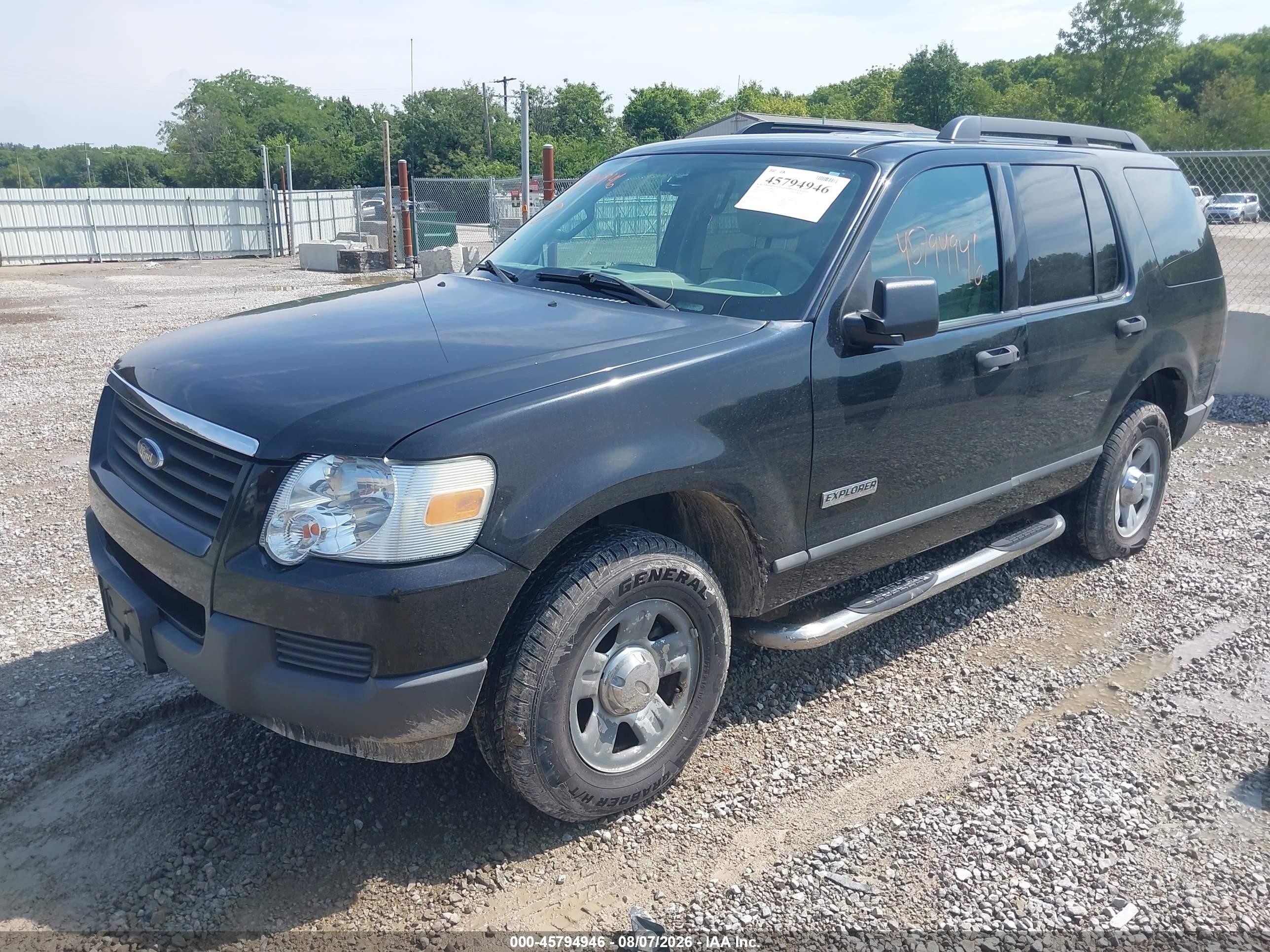 2006 Ford Explorer Xls Черный vin: 1FMEU62E46UA08993