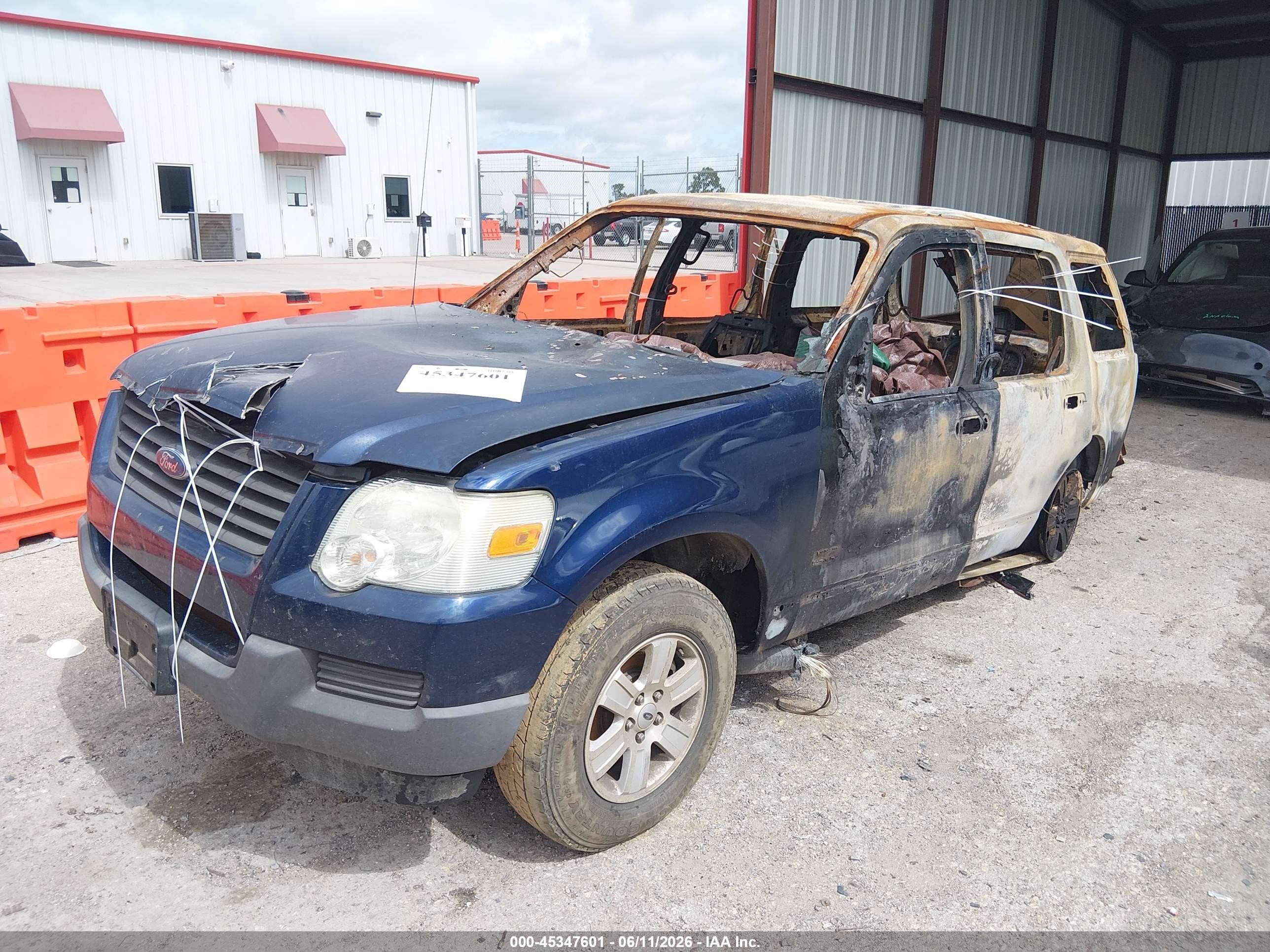2006 Ford Explorer Xls Blue vin: 1FMEU62E66UB00431