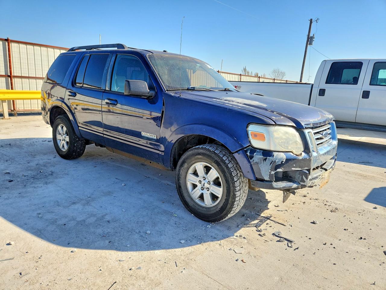 2008 Ford Explorer Xlt Blue vin: 1FMEU63888UB15105