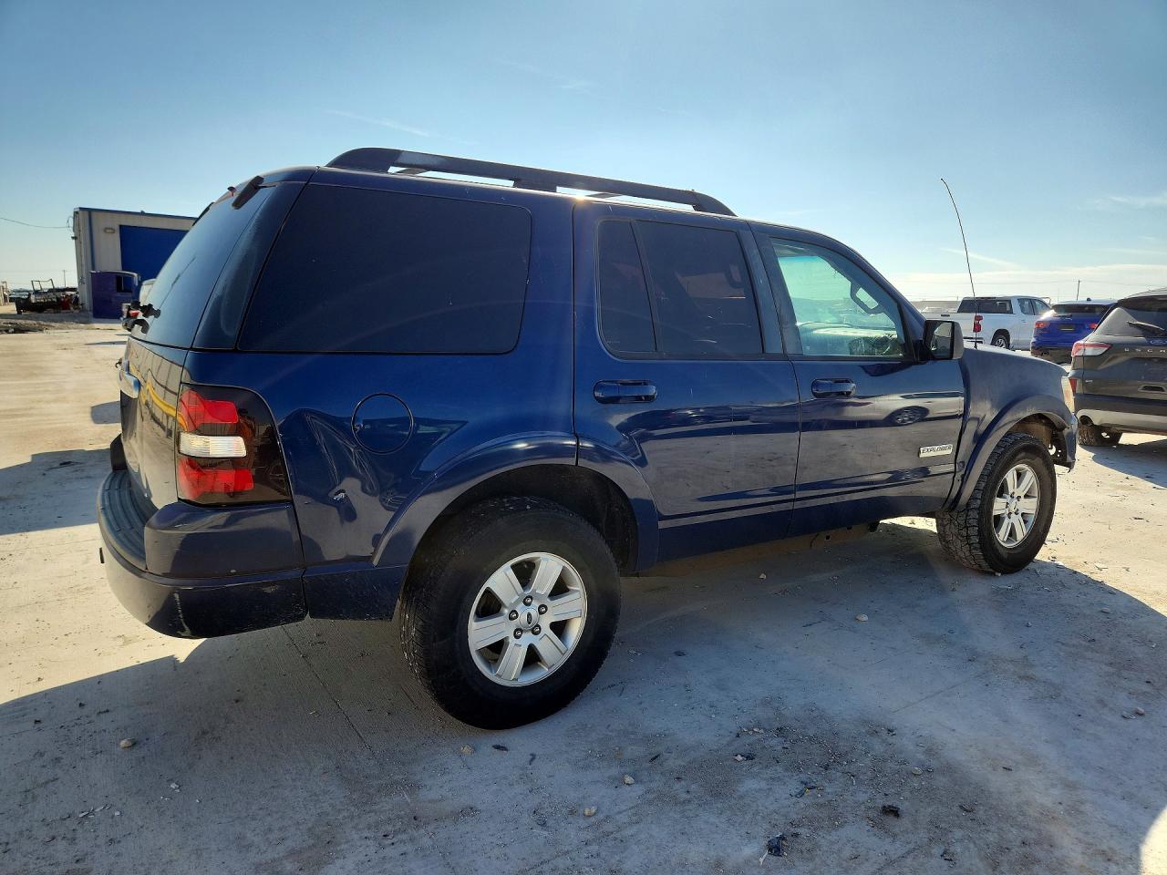 2008 Ford Explorer Xlt Blue vin: 1FMEU63888UB15105