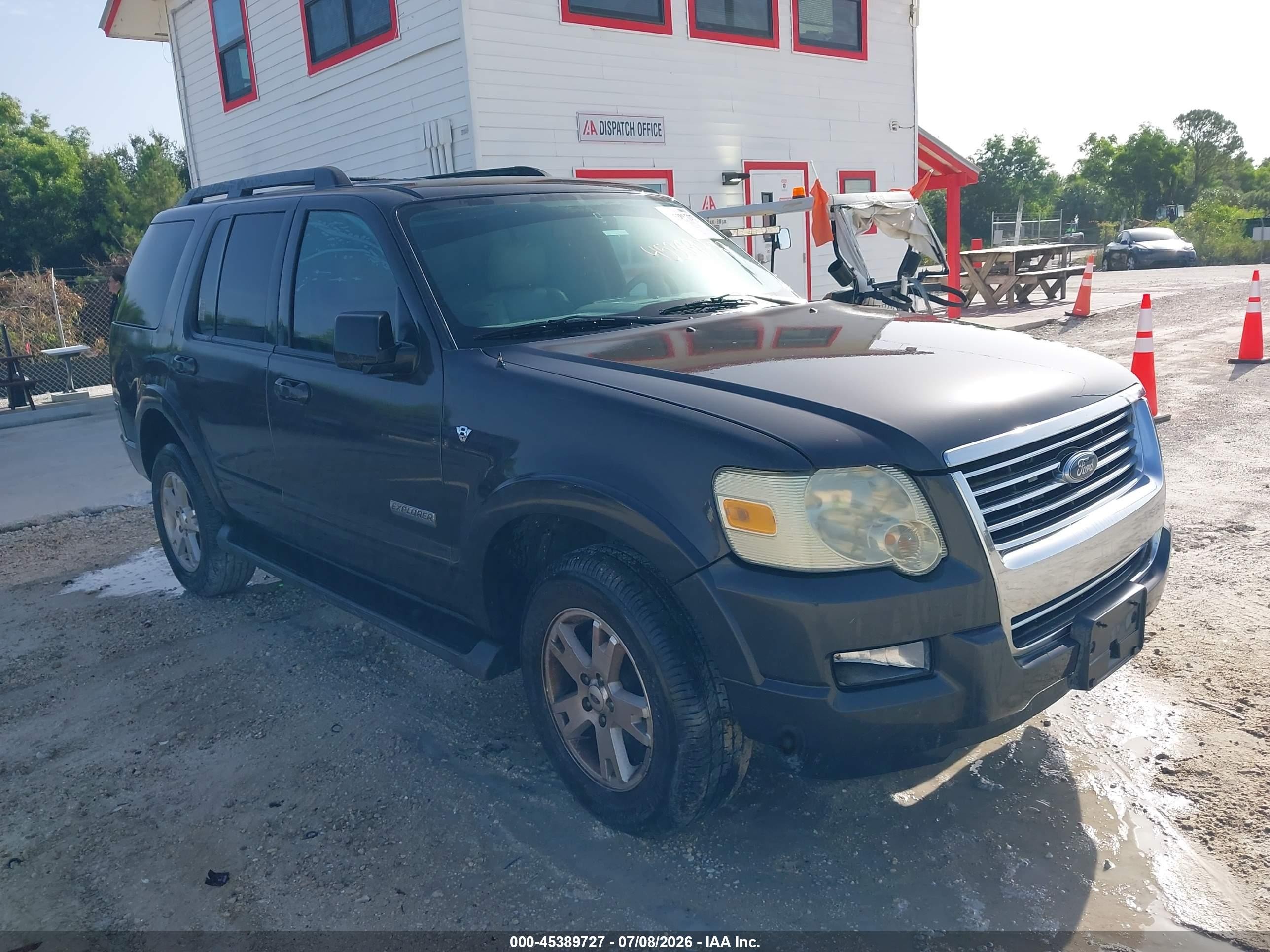 2007 Ford Explorer Xlt Gray vin: 1FMEU638X7UA42785