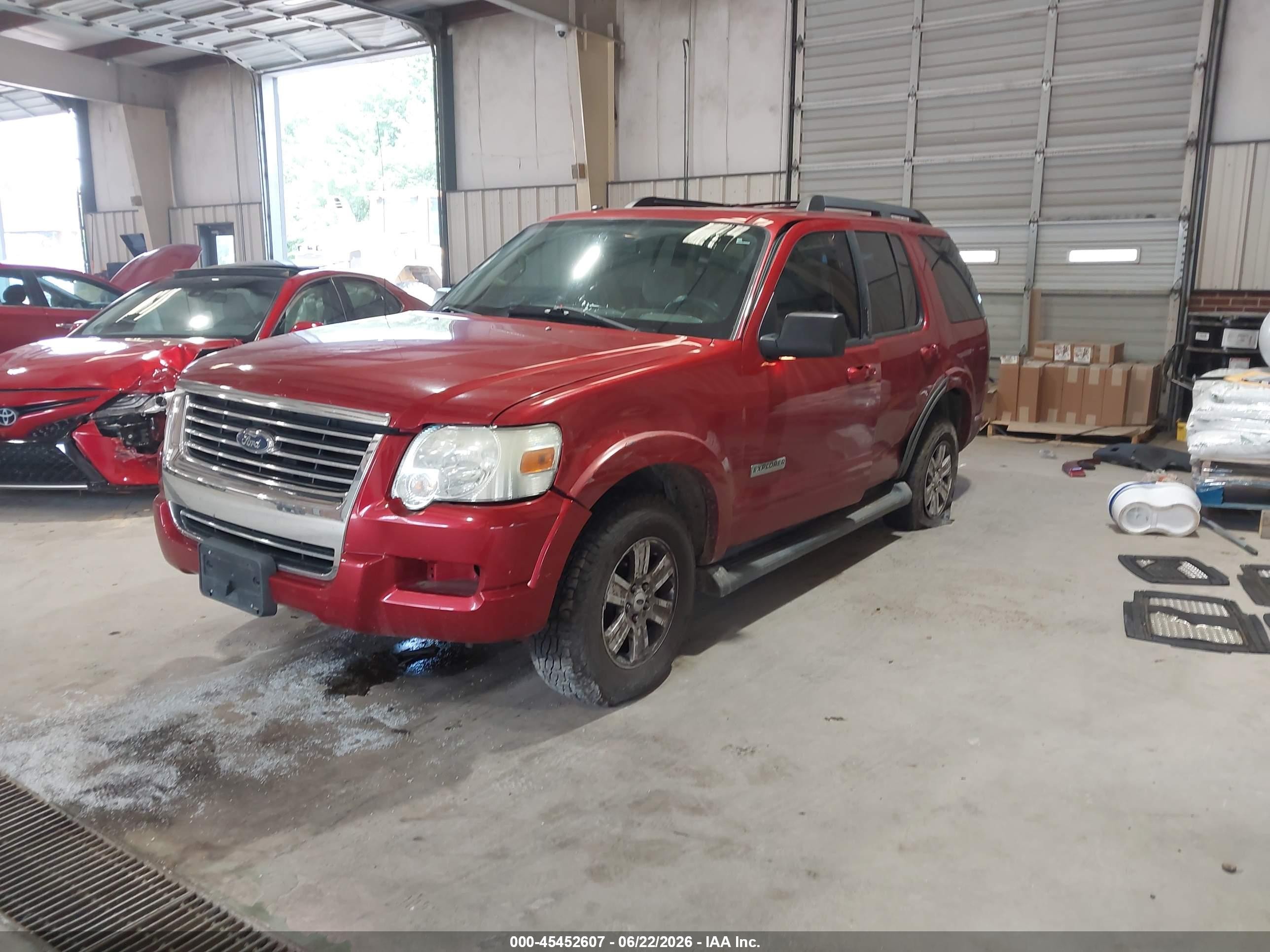 2008 Ford Explorer Xlt Бордовый vin: 1FMEU63E08UA66536