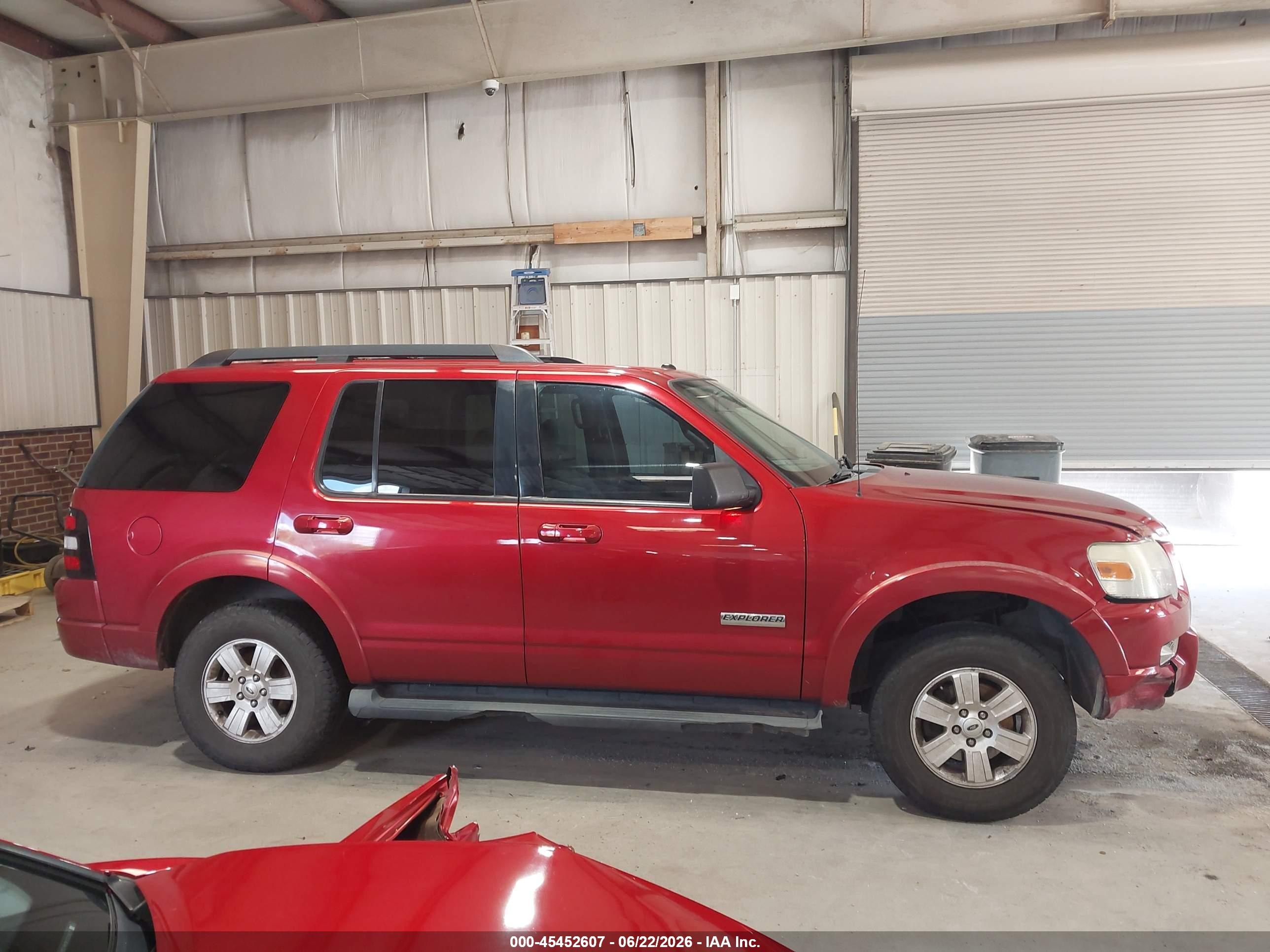 2008 Ford Explorer Xlt Бордовый vin: 1FMEU63E08UA66536