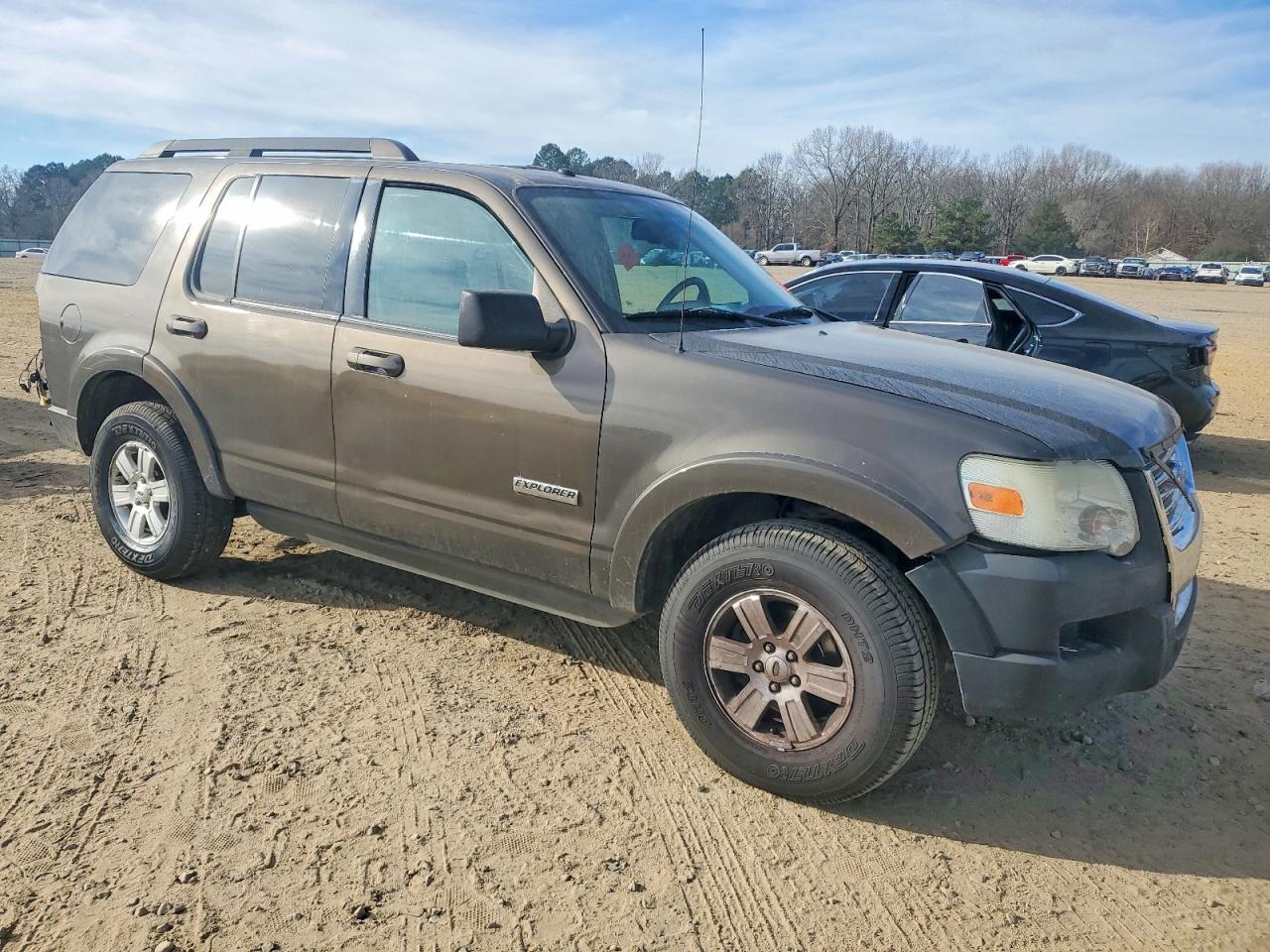 2008 Ford Explorer Xlt Gray vin: 1FMEU63E08UA89279