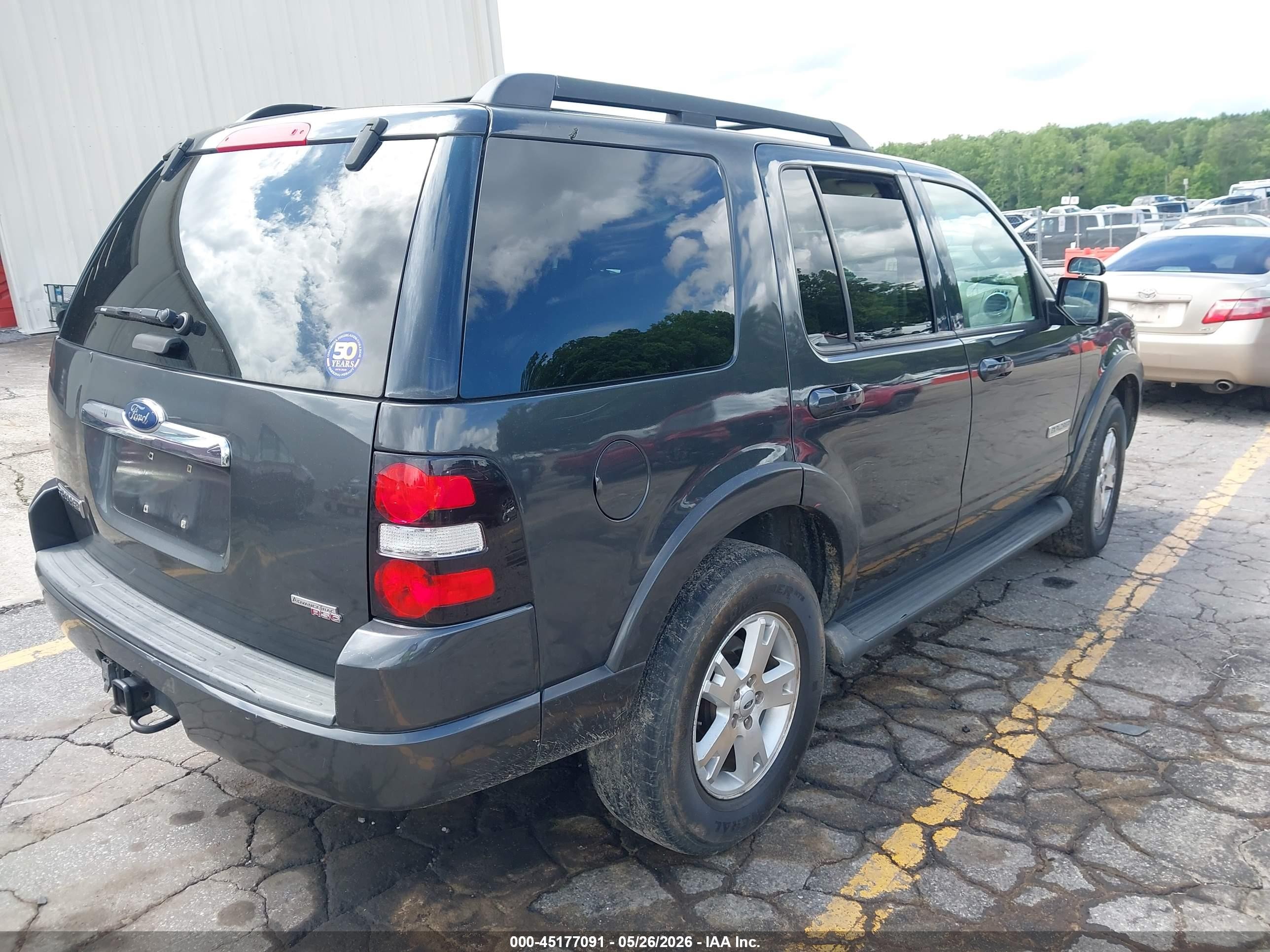 2007 Ford Explorer Xlt Gray vin: 1FMEU63E37UB47061