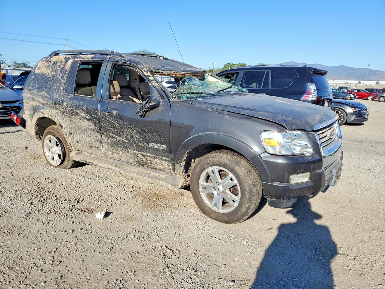 2007 Ford Explorer Xlt Угольный vin: 1FMEU63E37UB61932