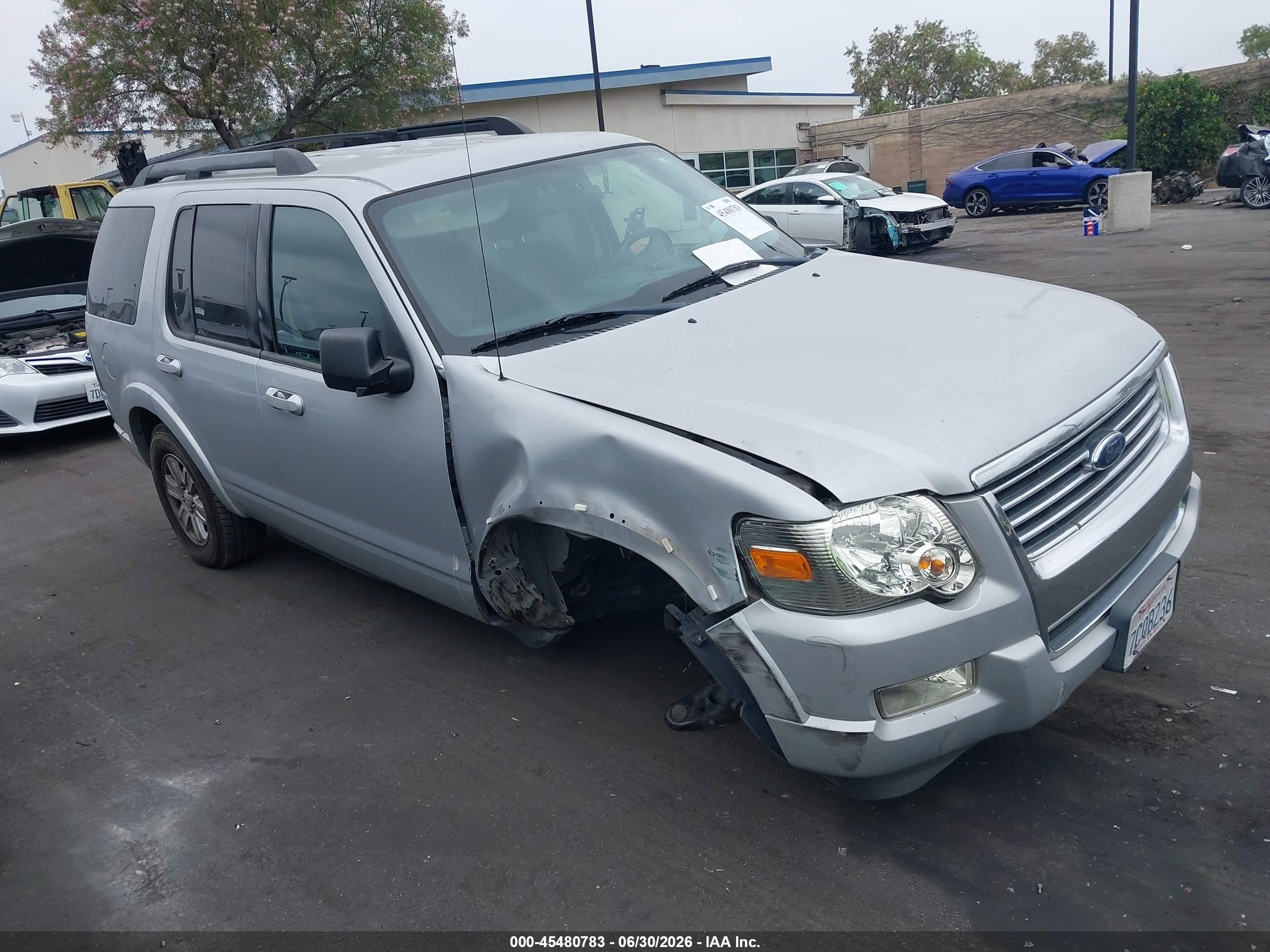 2009 Ford Explorer Xlt Silver vin: 1FMEU63E39UA33189