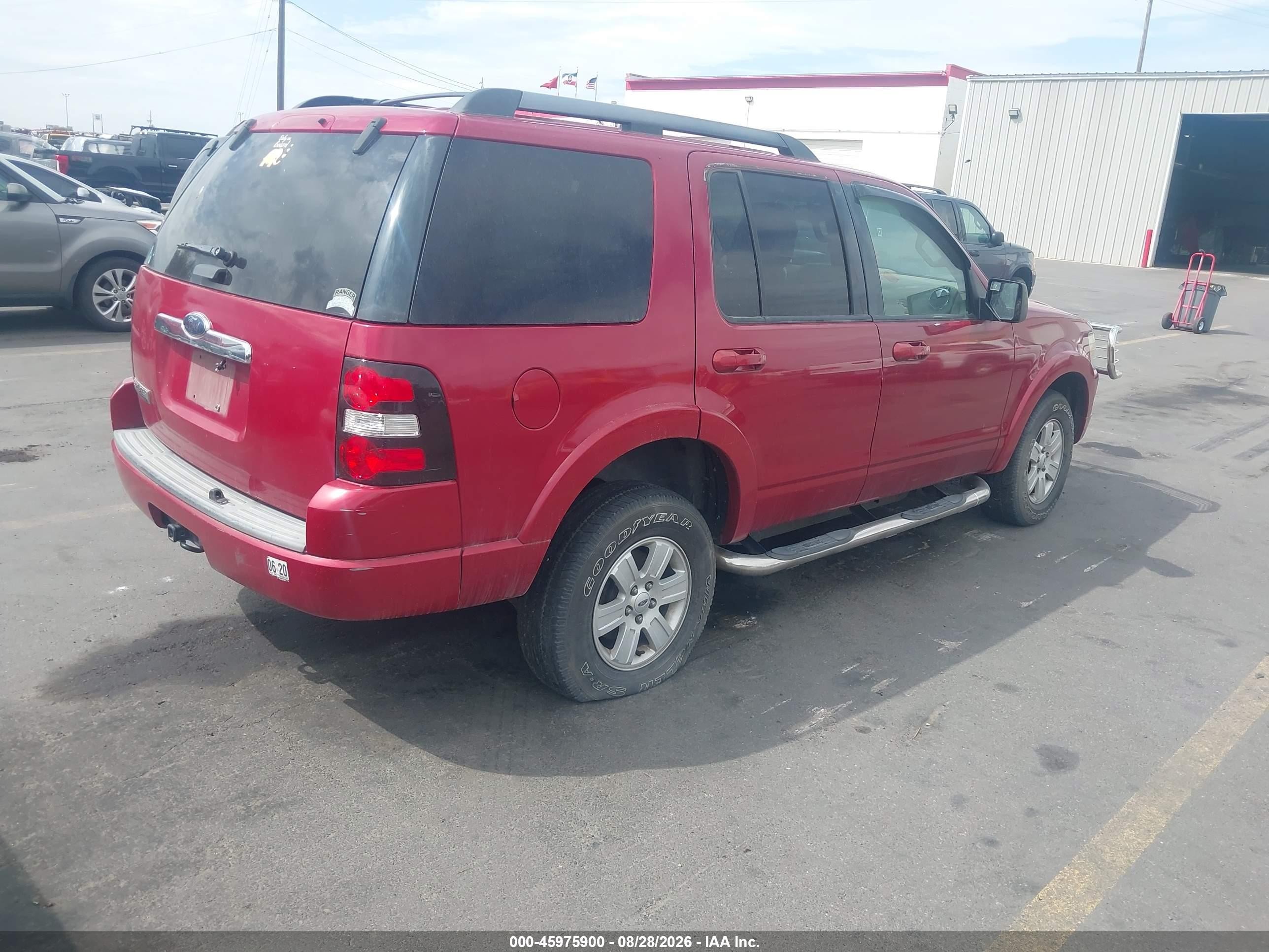 2009 Ford Explorer Xlt Red vin: 1FMEU63E49UA19785