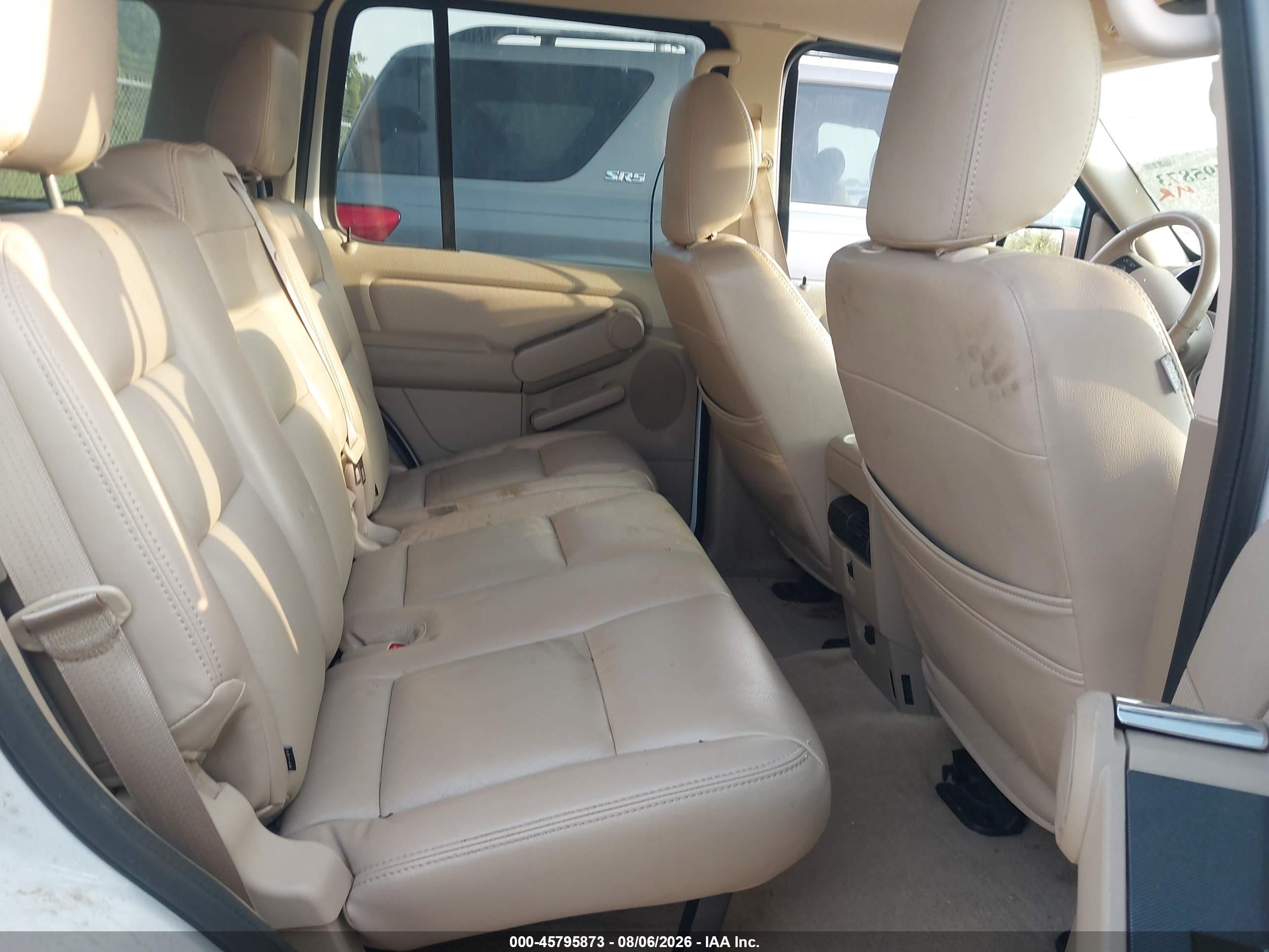 2009 Ford Explorer Xlt White vin: 1FMEU63E59UA26972