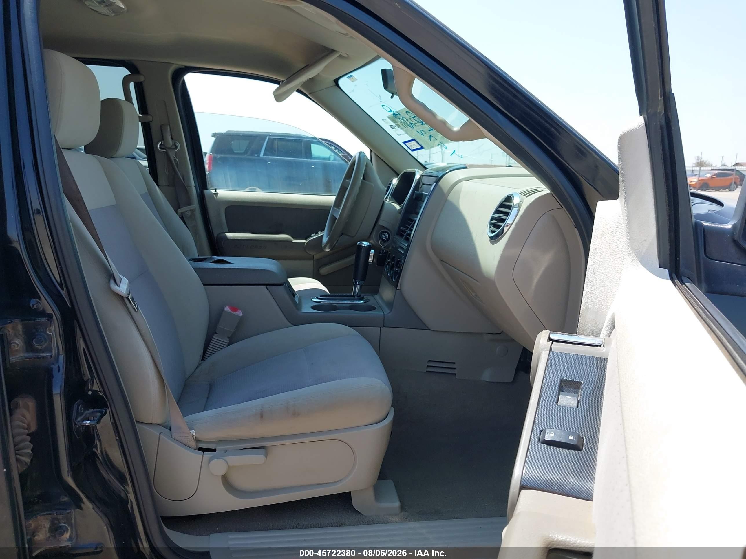 2007 Ford Explorer Xlt Black vin: 1FMEU63E97UB66083