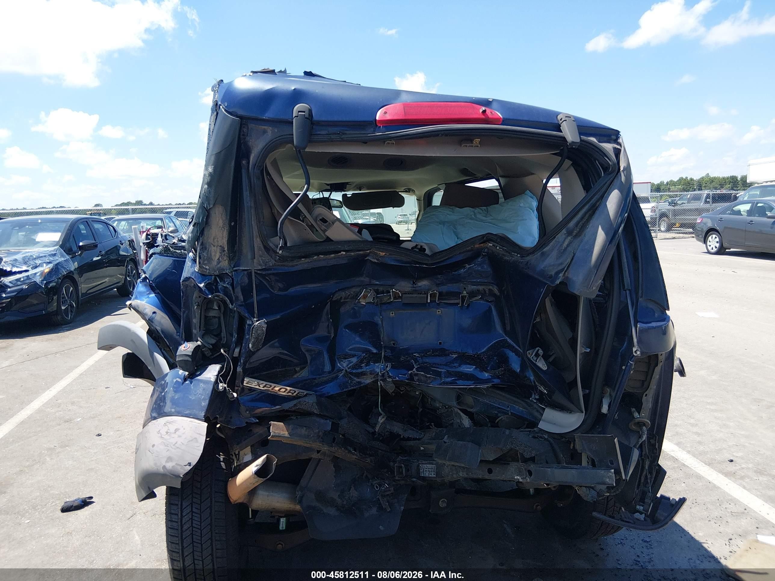 2006 Ford Explorer Xlt Blue vin: 1FMEU63EX6UB19417