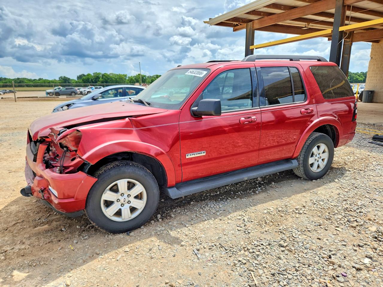 2008 Ford Explorer Xlt Red vin: 1FMEU63EX8UA76877