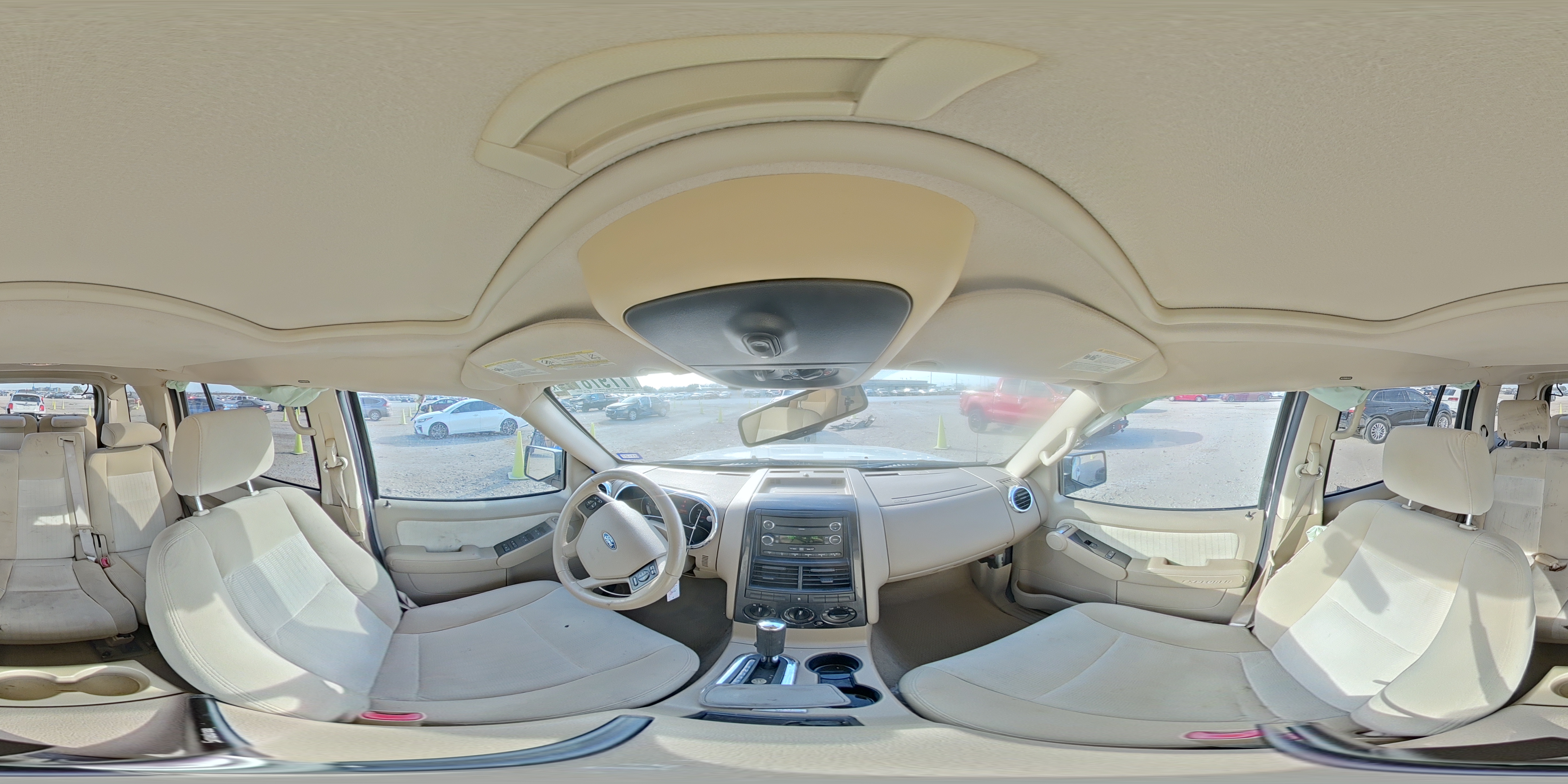 2008 Ford Explorer Xlt White vin: 1FMEU63EX8UA77799