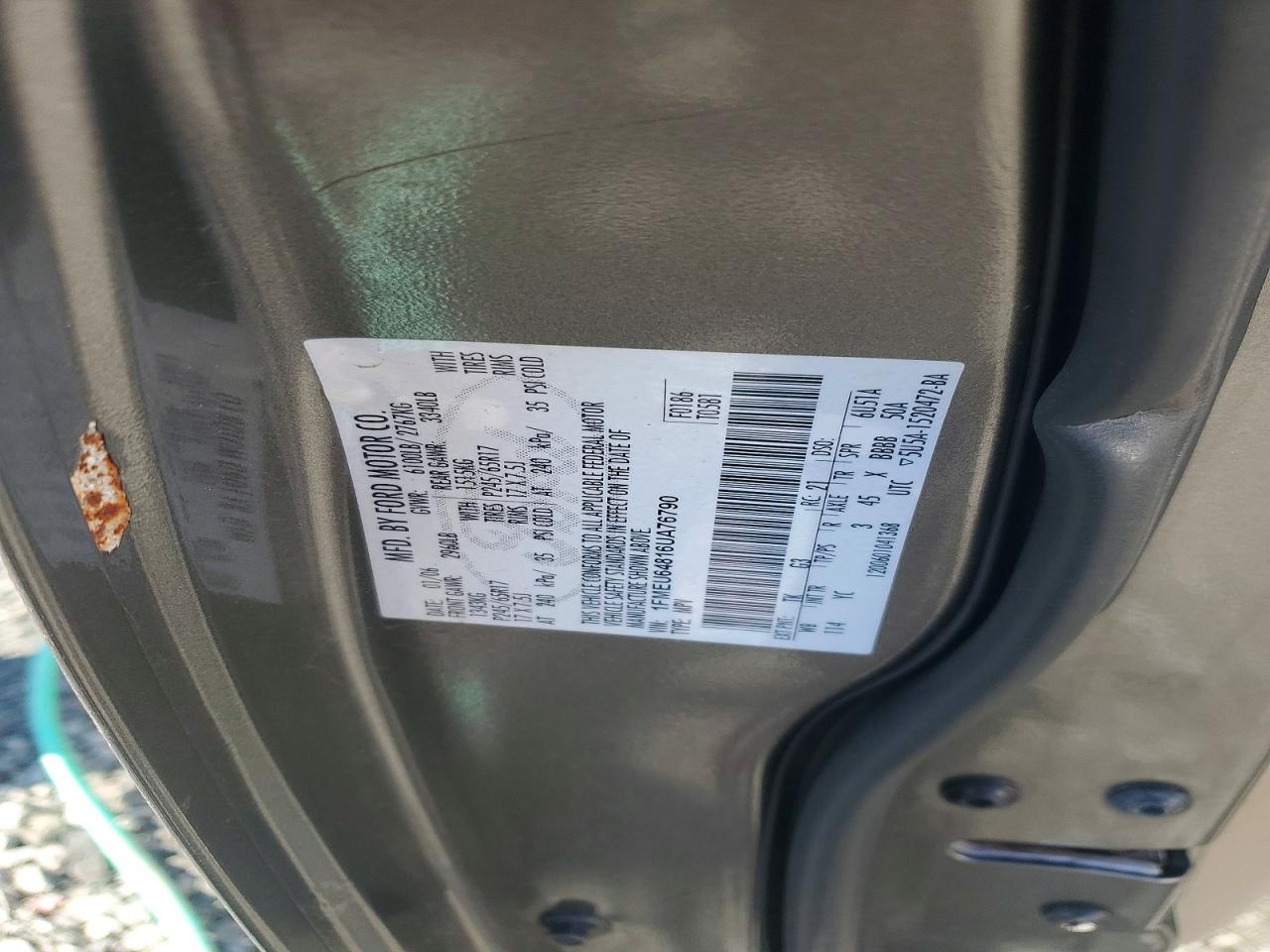 2006 Ford Explorer Eddie Bauer Gray vin: 1FMEU64816UA76790
