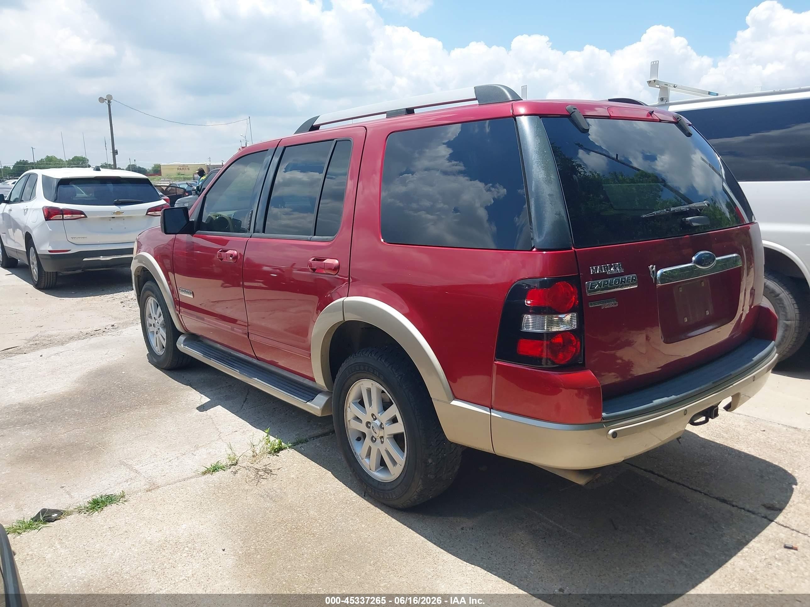 2006 Ford Explorer Eddie Bauer Maroon vin: 1FMEU64896UA30740