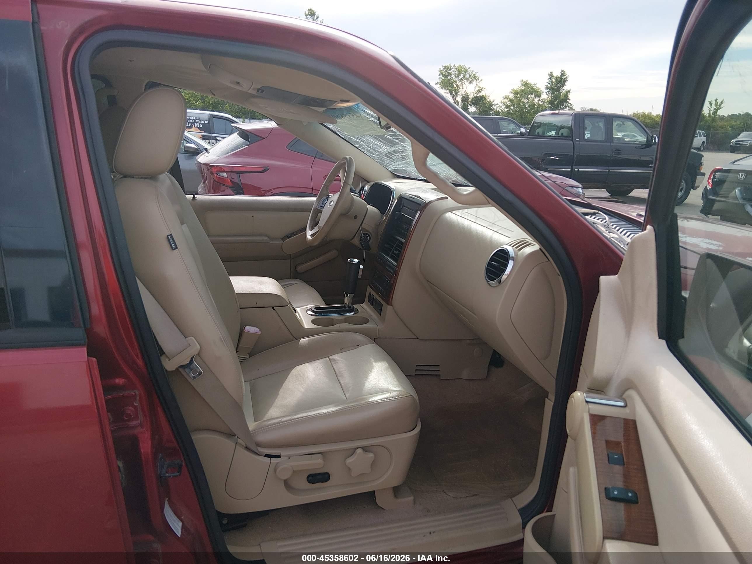 2006 Ford Explorer Eddie Bauer Красный vin: 1FMEU64896ZA04819