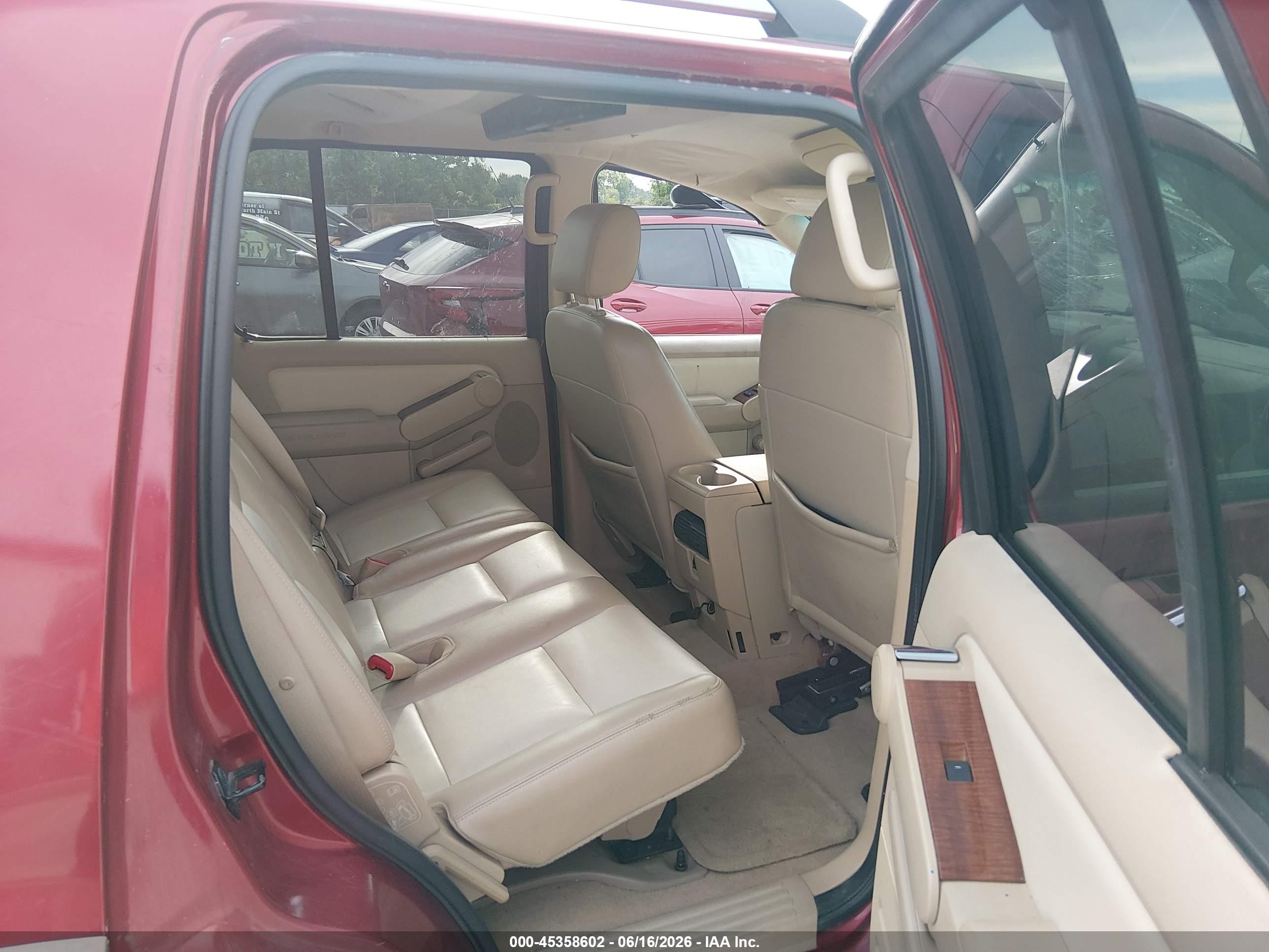 2006 Ford Explorer Eddie Bauer Красный vin: 1FMEU64896ZA04819