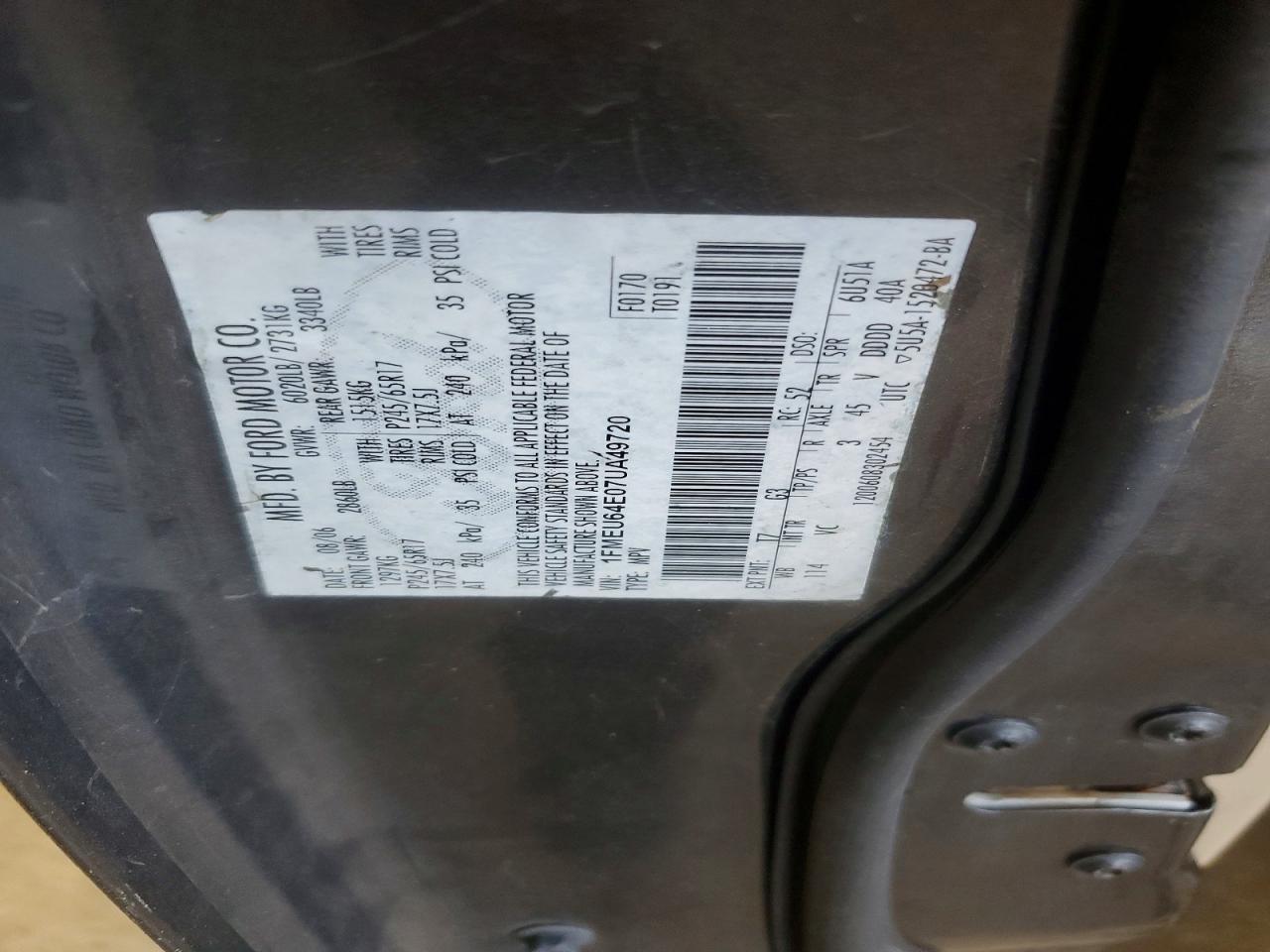 2007 Ford Explorer Eddie Bauer Зеленый vin: 1FMEU64E07UA49720