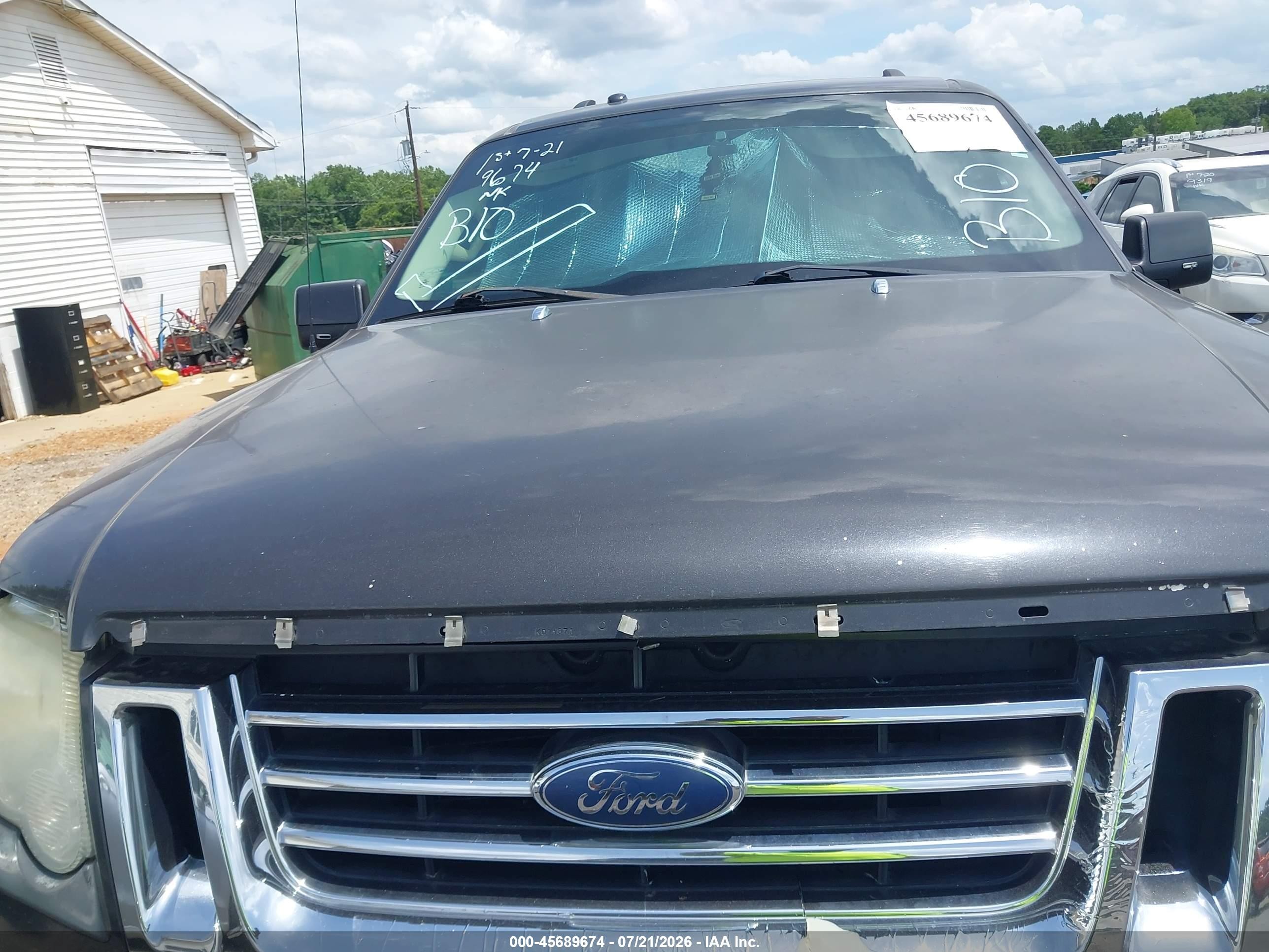2007 Ford Explorer Eddie Bauer Black vin: 1FMEU64E17UB07365