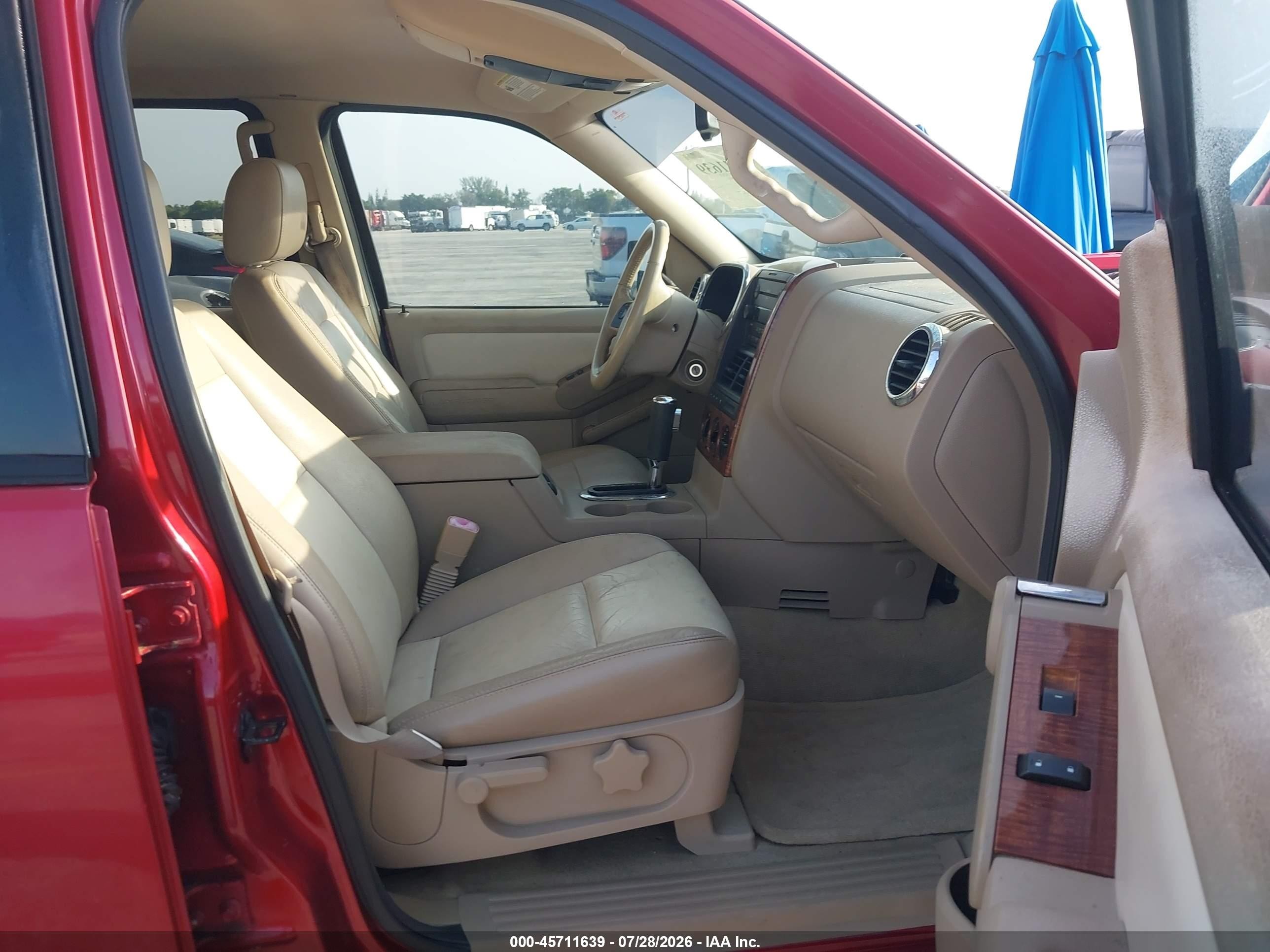 2007 Ford Explorer Eddie Bauer Красный vin: 1FMEU64E17UB29530