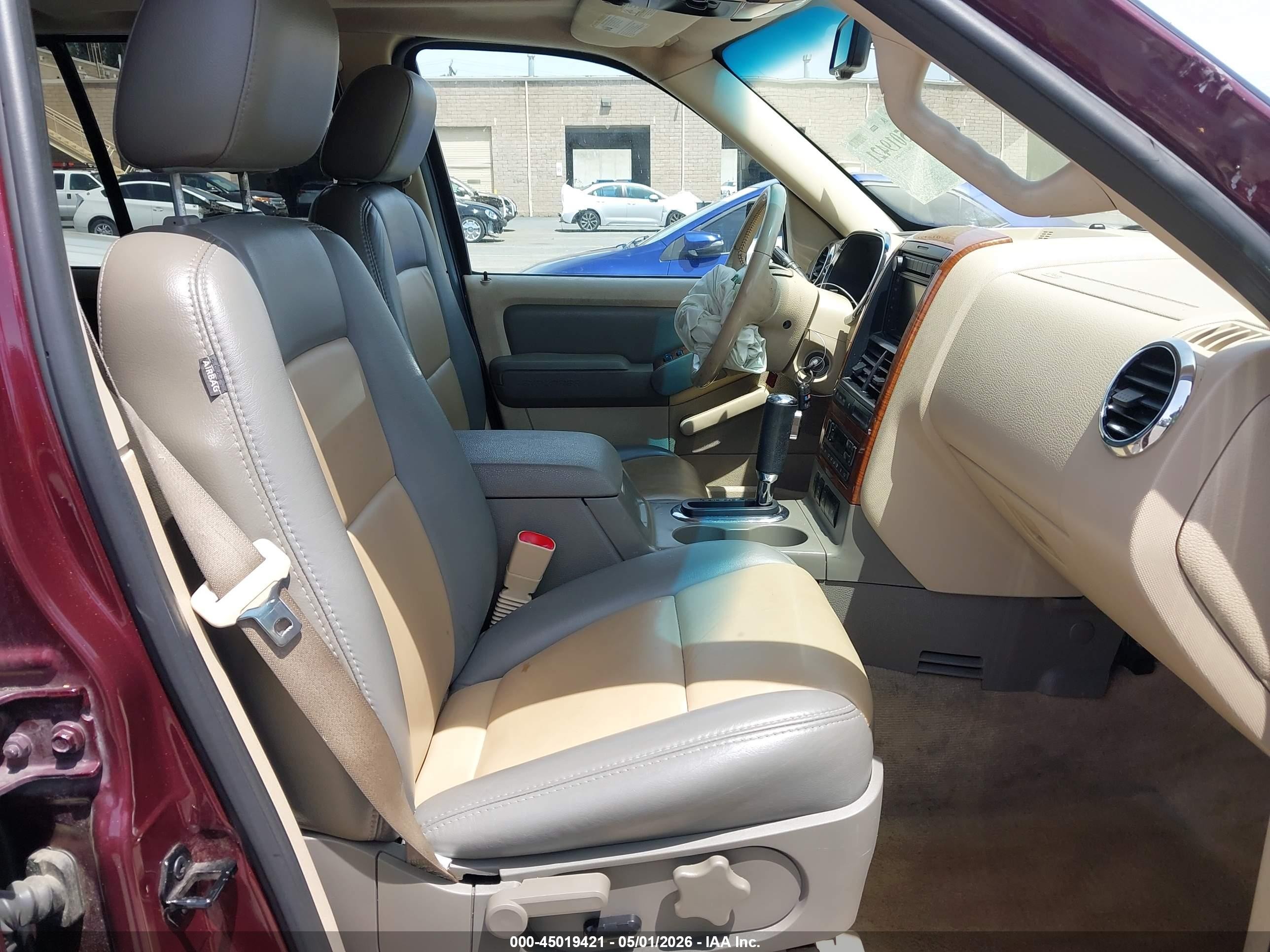 2006 Ford Explorer Eddie Bauer Maroon vin: 1FMEU64E26UB22312
