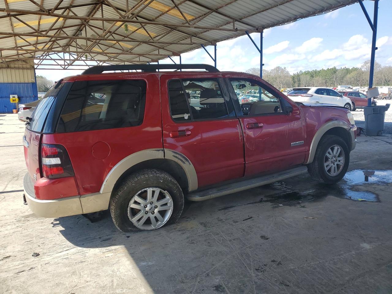 2008 Ford Explorer Eddie Bauer Maroon vin: 1FMEU64E28UB36388