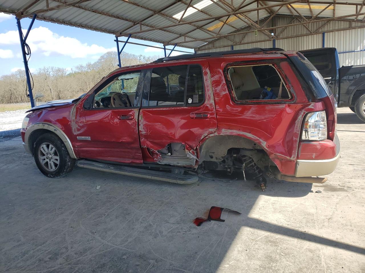 2008 Ford Explorer Eddie Bauer Maroon vin: 1FMEU64E28UB36388