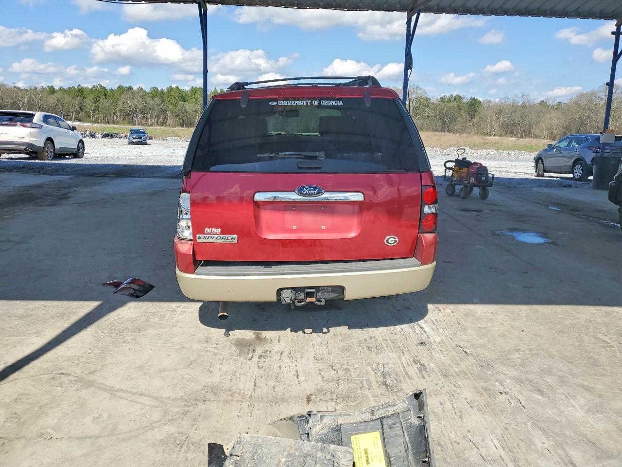 2008 Ford Explorer Eddie Bauer Maroon vin: 1FMEU64E28UB36388