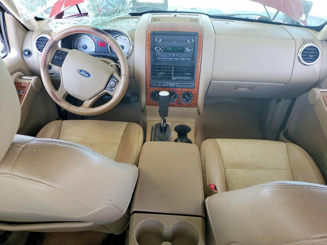 2008 Ford Explorer Eddie Bauer Maroon vin: 1FMEU64E28UB36388