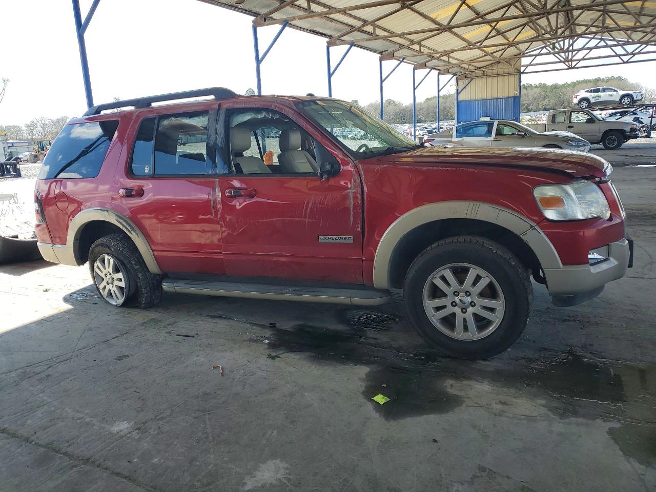 2008 Ford Explorer Eddie Bauer Maroon vin: 1FMEU64E28UB36388