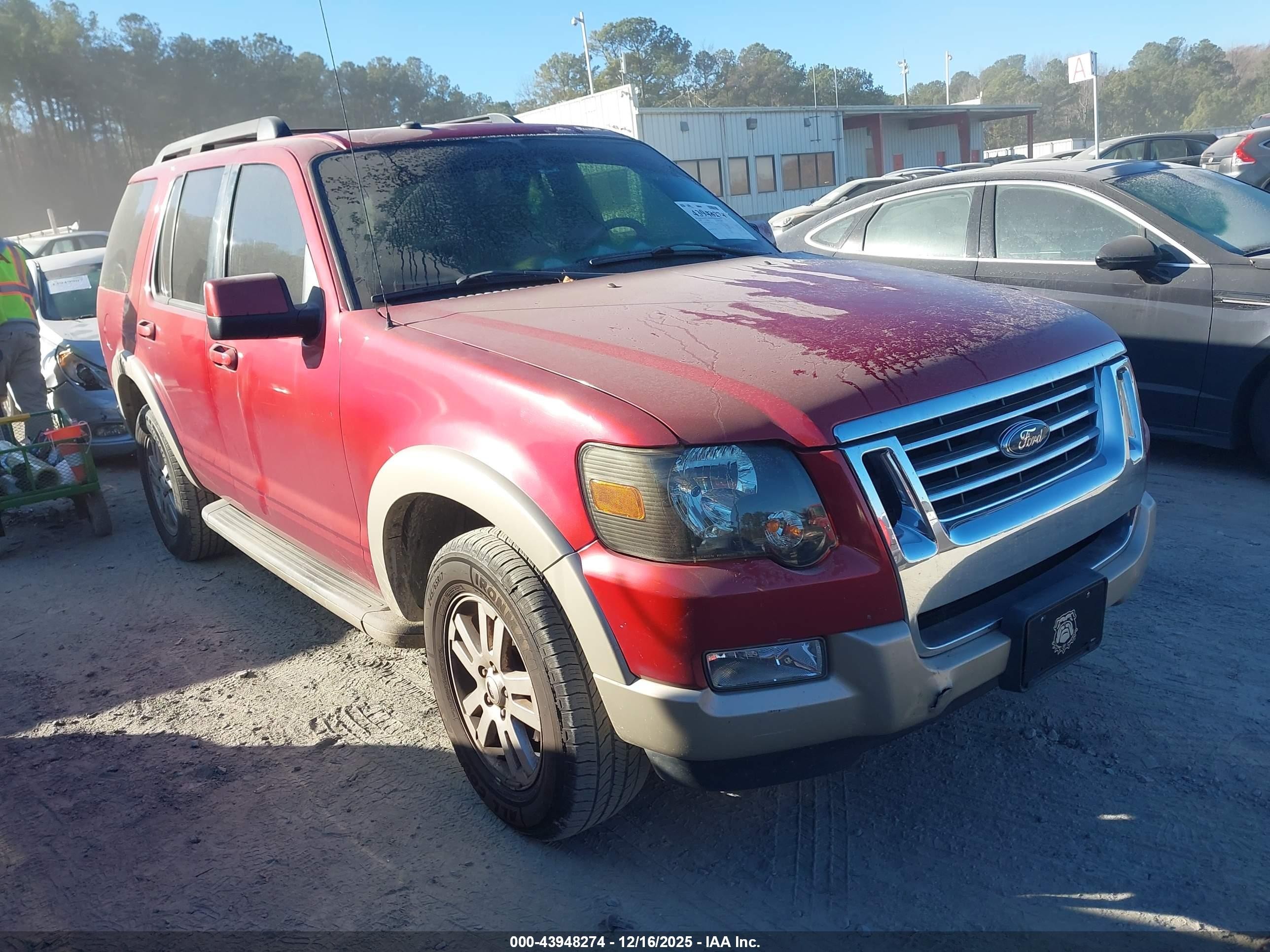 2009 Ford Explorer Eddie Bauer Red vin: 1FMEU64E49UA36746