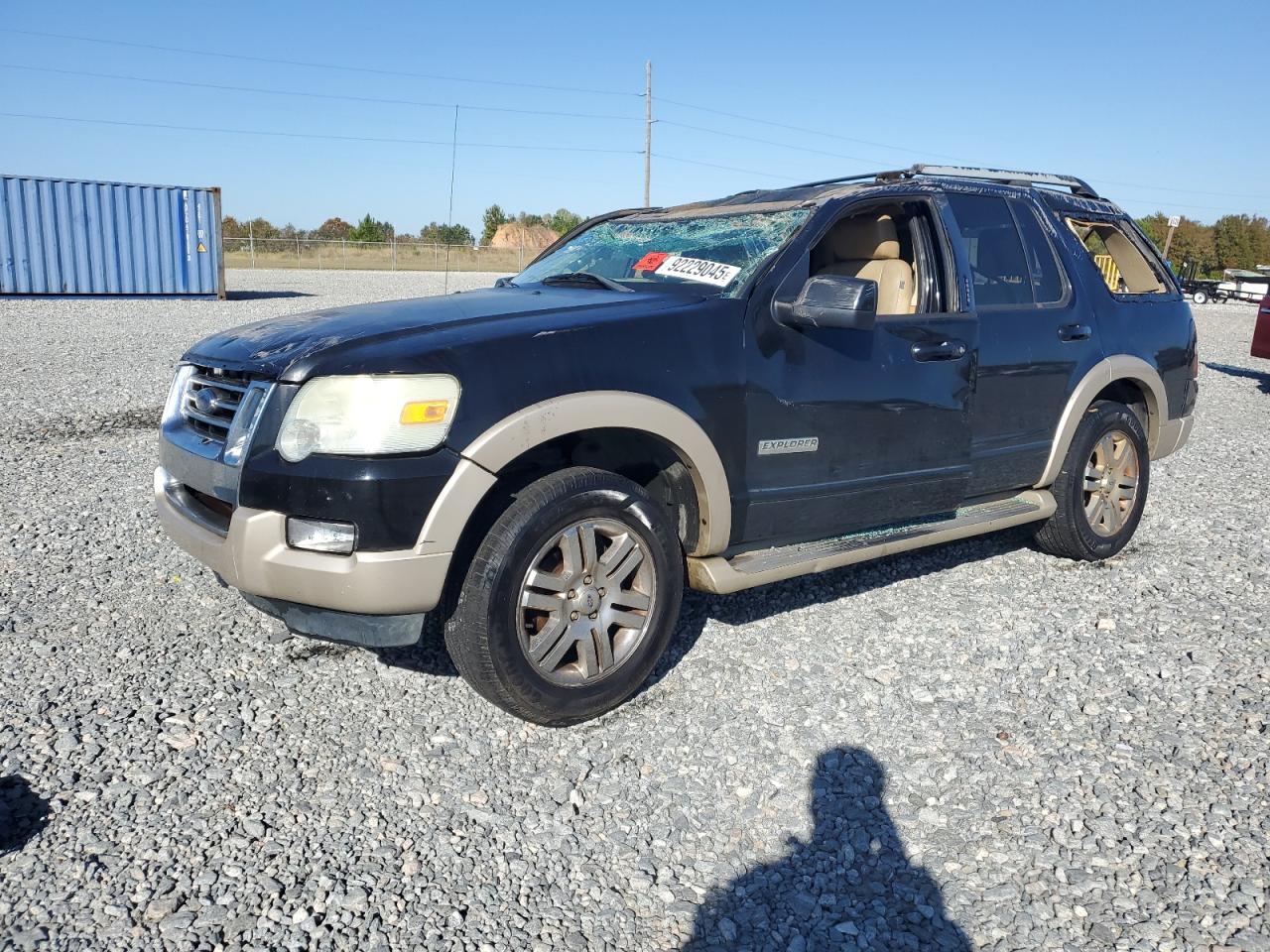 2006 Ford Explorer Eddie Bauer Black vin: 1FMEU64E86UB71613