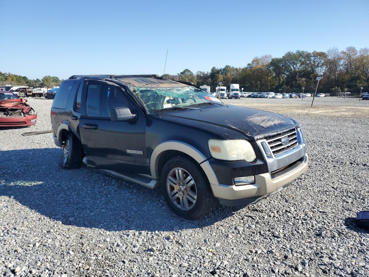 2006 Ford Explorer Eddie Bauer Black vin: 1FMEU64E86UB71613
