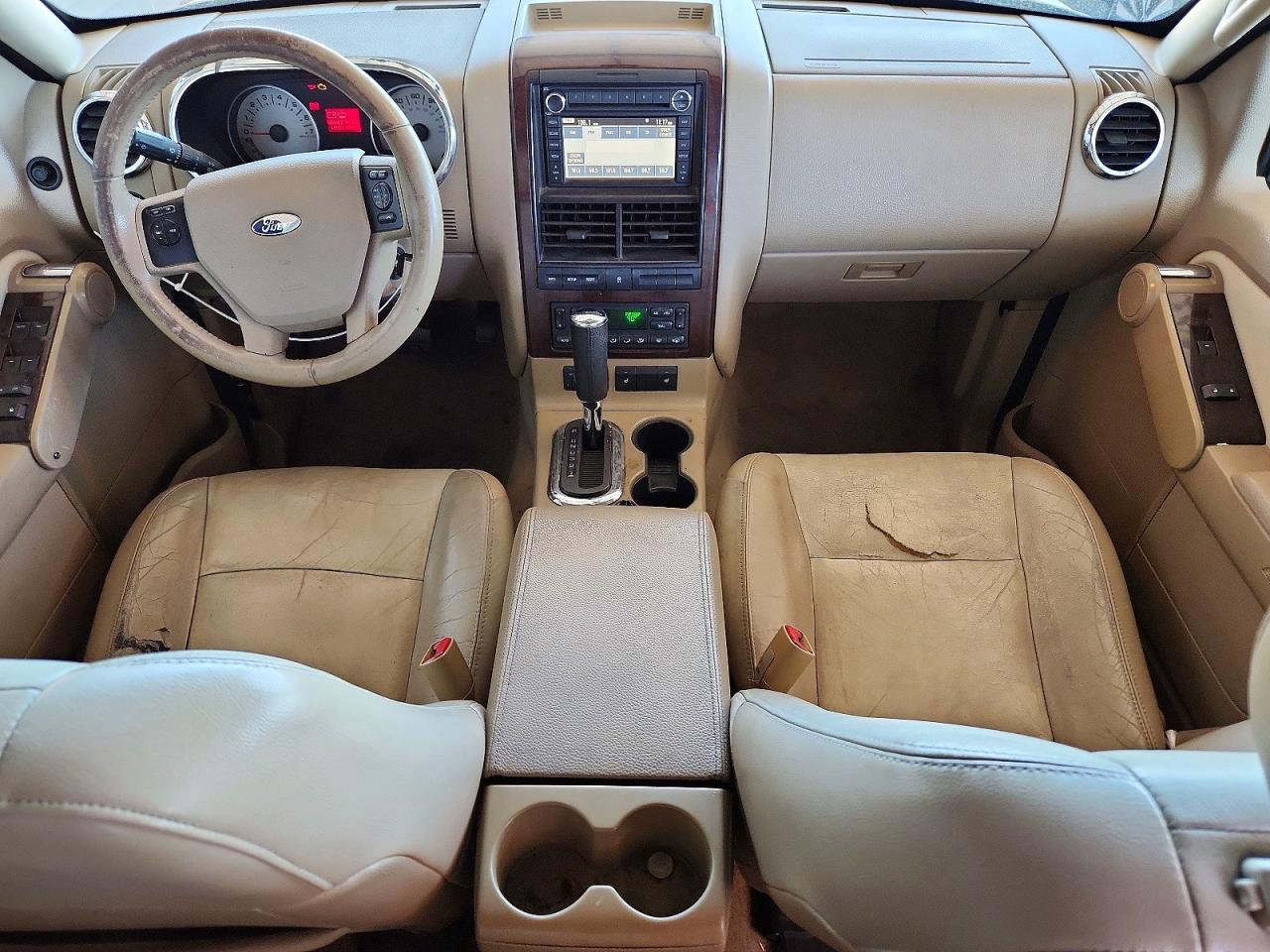 2008 Ford Explorer Limited White vin: 1FMEU65848UA54526