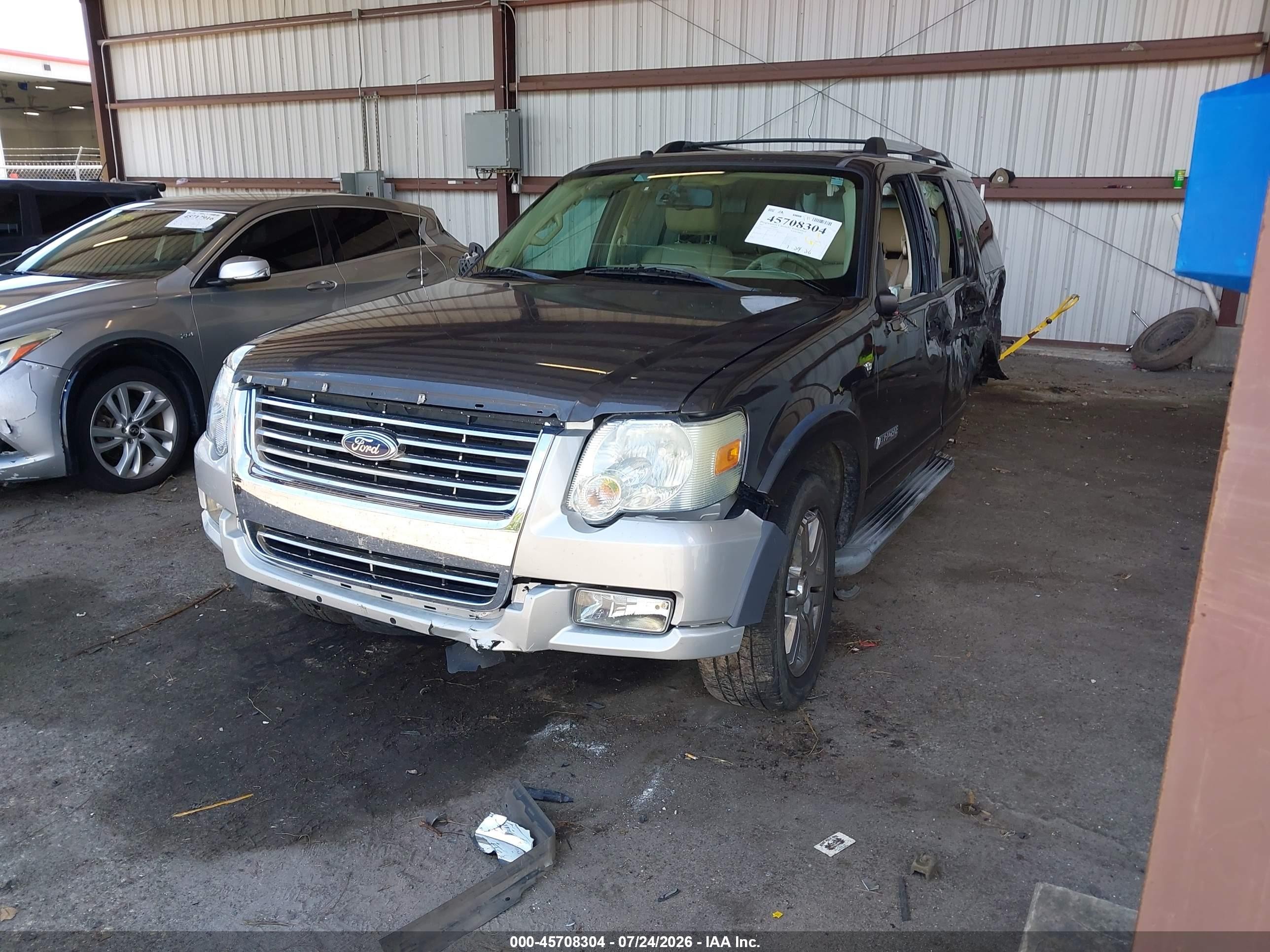 2007 Ford Explorer Limited Brown vin: 1FMEU65887UB79561