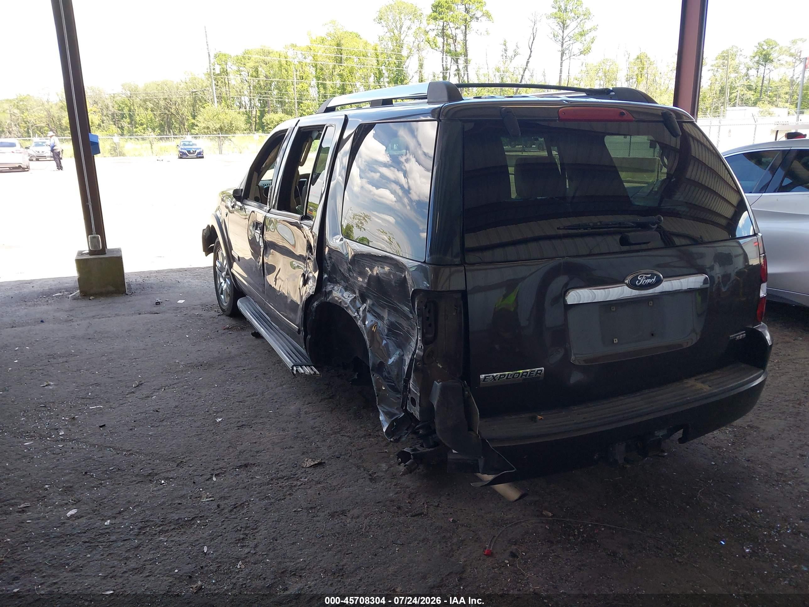 2007 Ford Explorer Limited Brown vin: 1FMEU65887UB79561