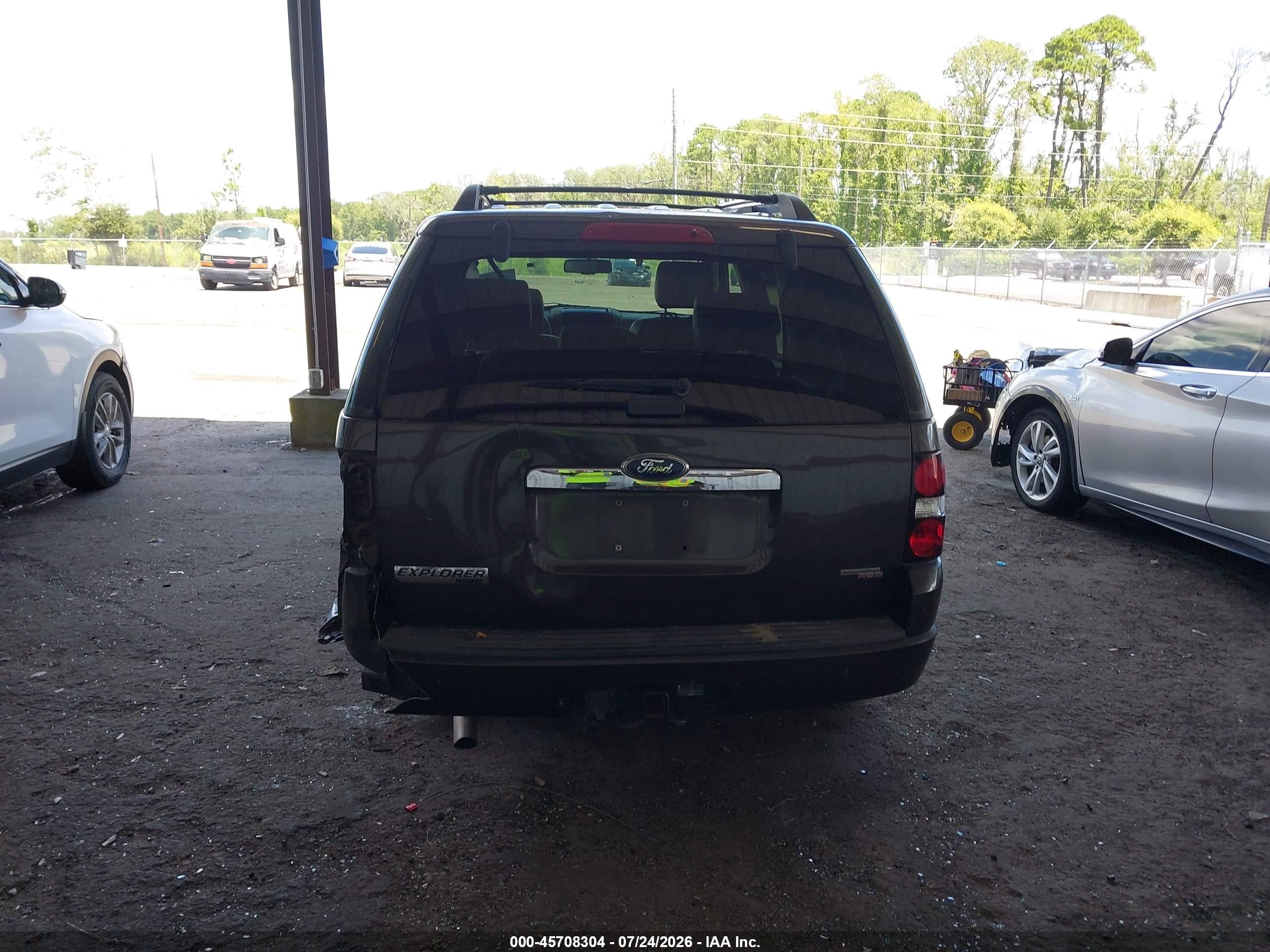 2007 Ford Explorer Limited Brown vin: 1FMEU65887UB79561