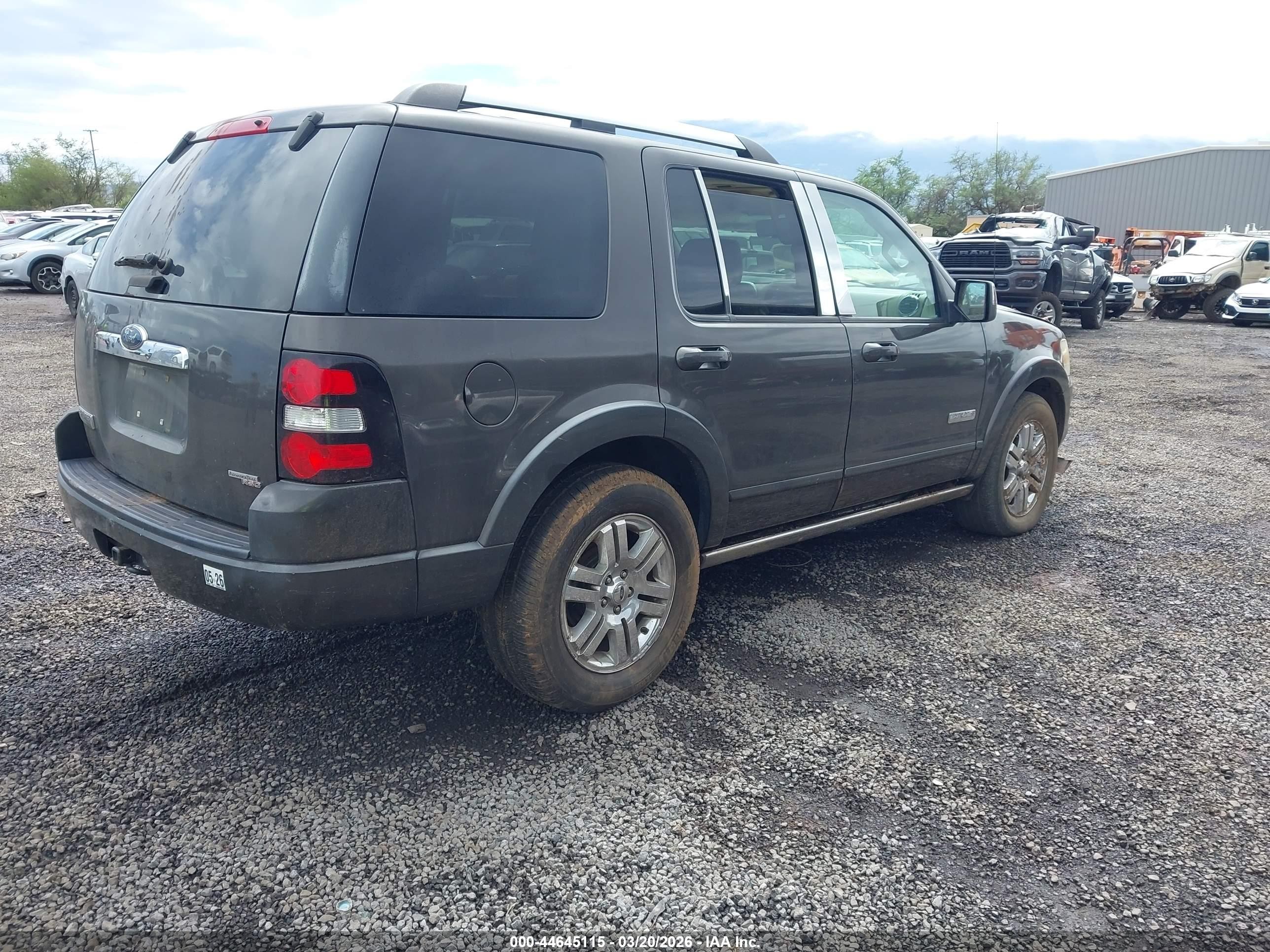 2007 Ford Explorer Limited Brown vin: 1FMEU65E97UB86931