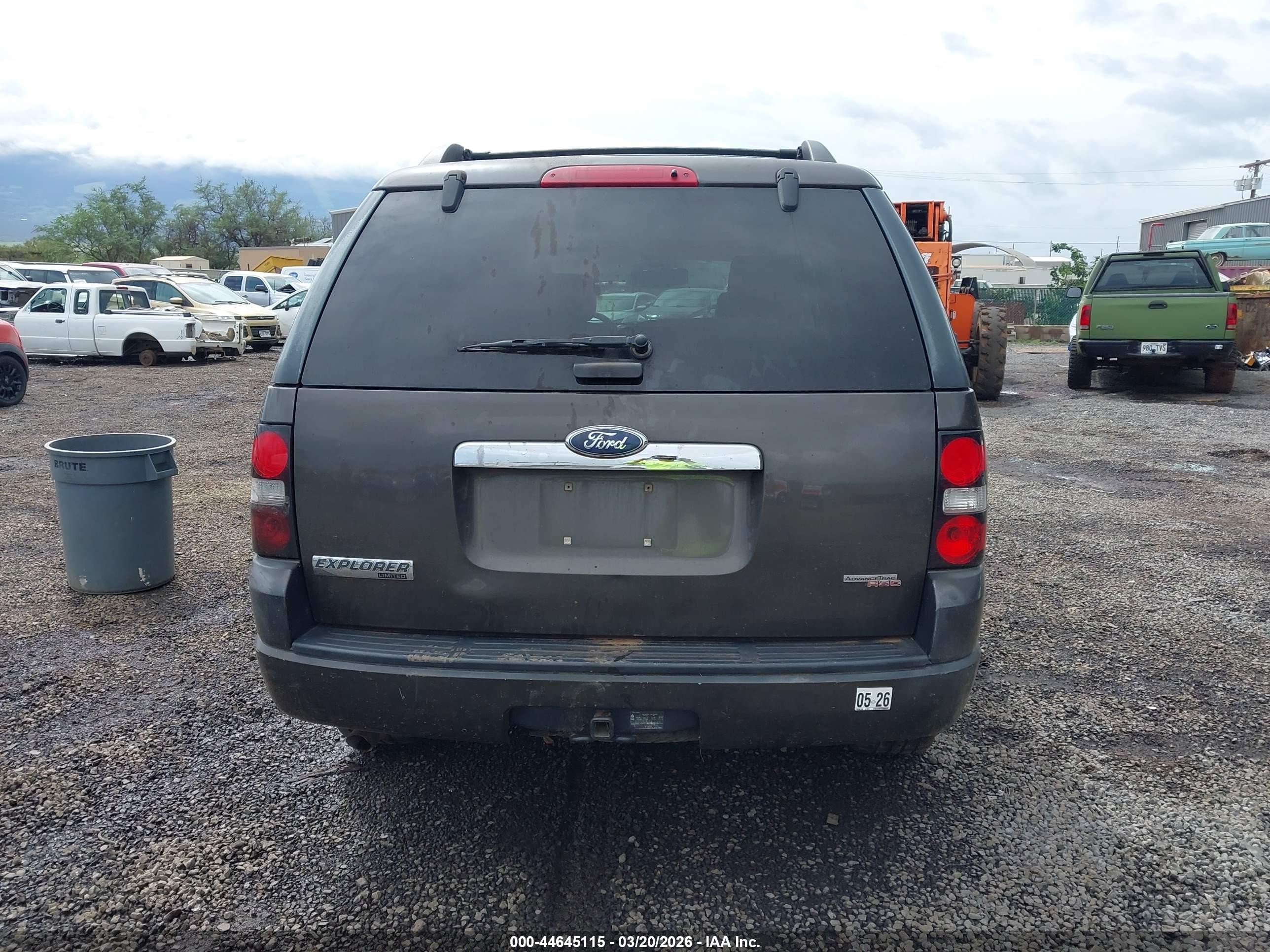 2007 Ford Explorer Limited Brown vin: 1FMEU65E97UB86931