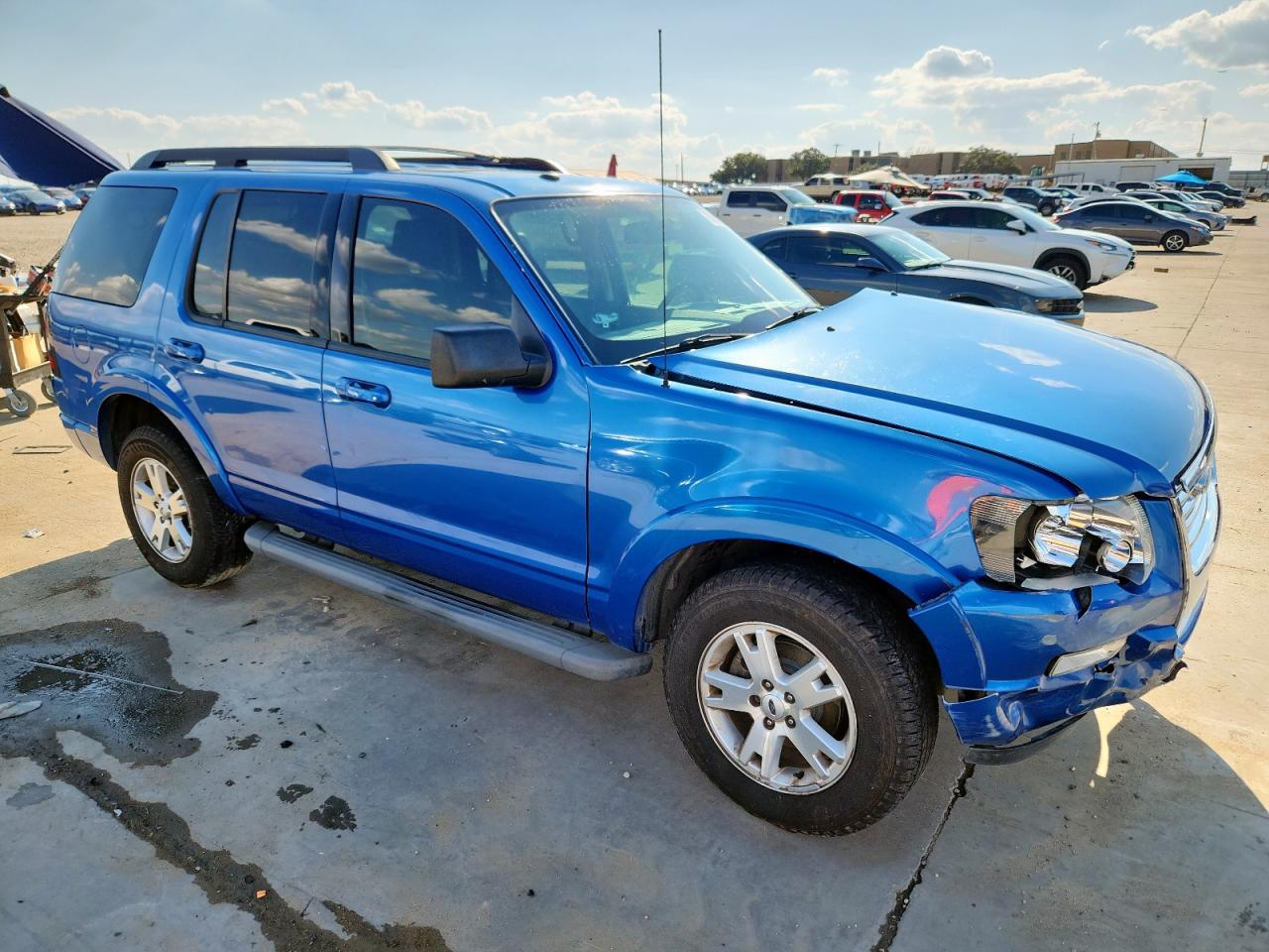 2010 Ford Explorer Xlt Blue vin: 1FMEU6DE1AUA96360