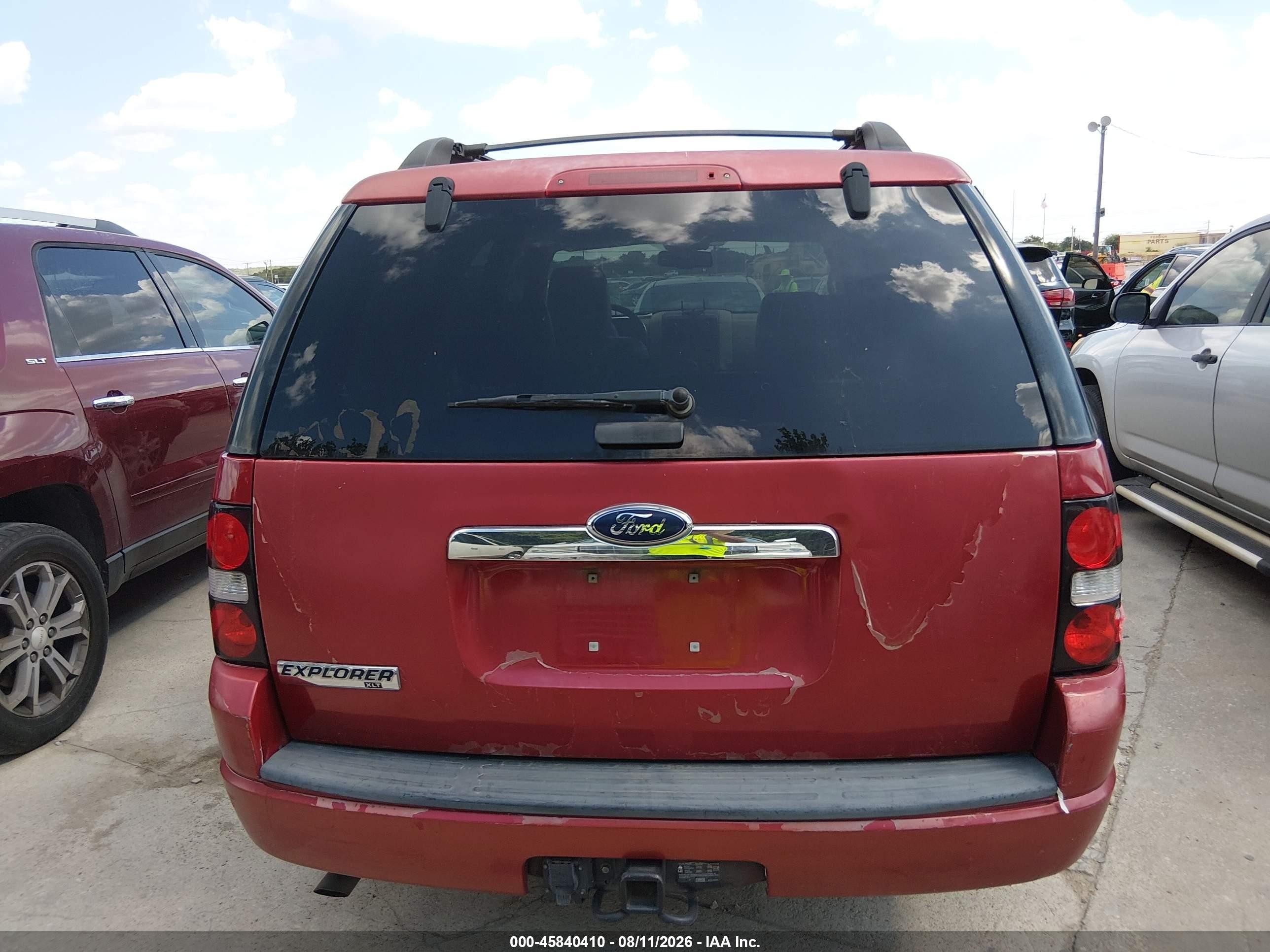 2010 Ford Explorer Xlt Burgundy vin: 1FMEU6DEXAUA18031