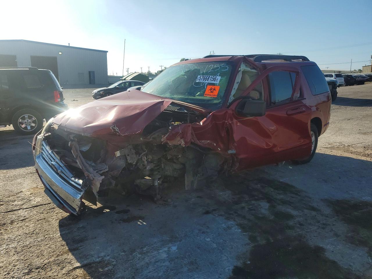 2010 Ford Explorer Xlt Red vin: 1FMEU6DEXAUA51255