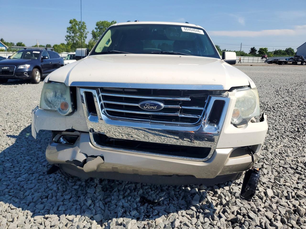 2010 Ford Explorer Eddie Bauer White vin: 1FMEU6EE1AUA94056