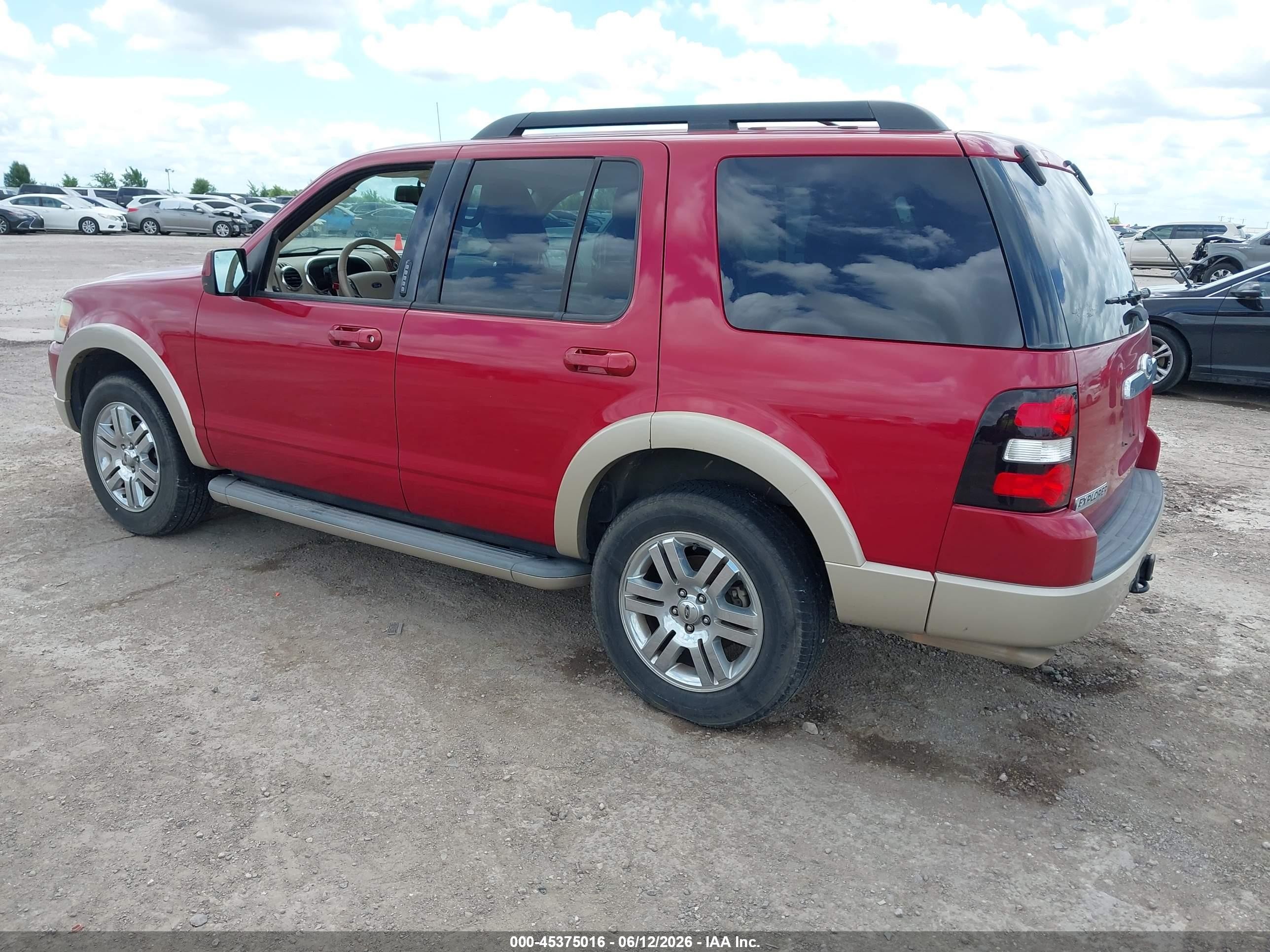 2010 Ford Explorer Eddie Bauer Red vin: 1FMEU6EE2AUA96401