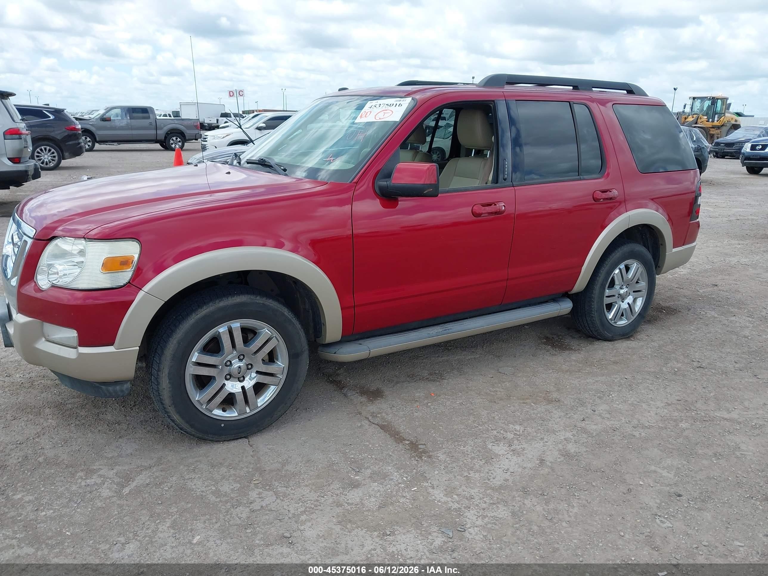 2010 Ford Explorer Eddie Bauer Red vin: 1FMEU6EE2AUA96401