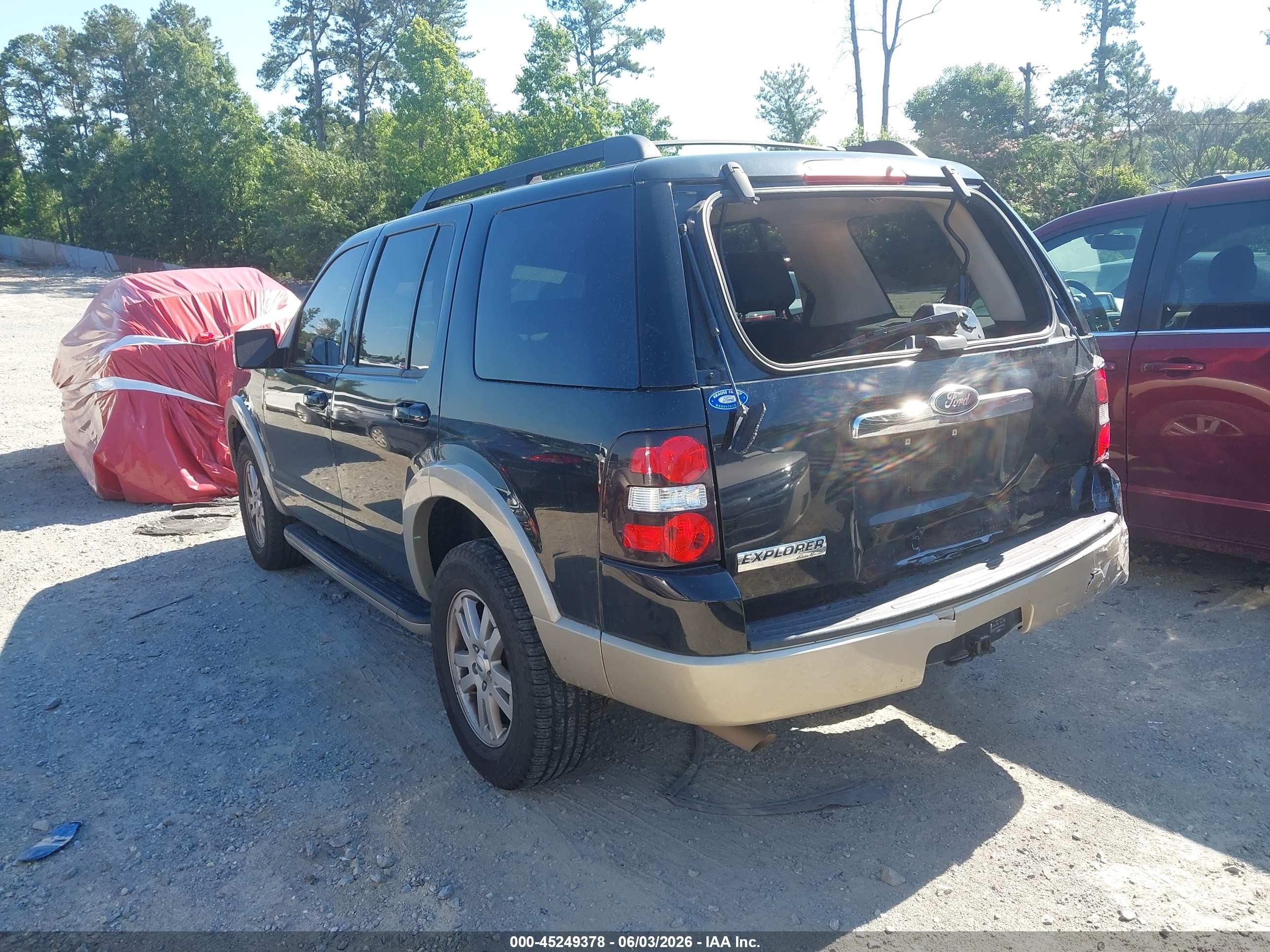 2010 Ford Explorer Eddie Bauer Black vin: 1FMEU6EE3AUB13173